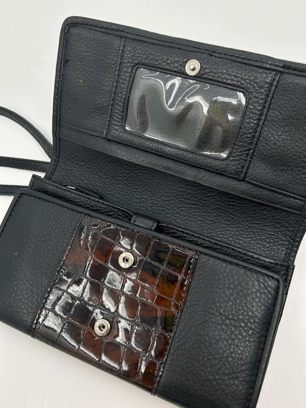 BRIGHTON Black & Brown Women Wallet