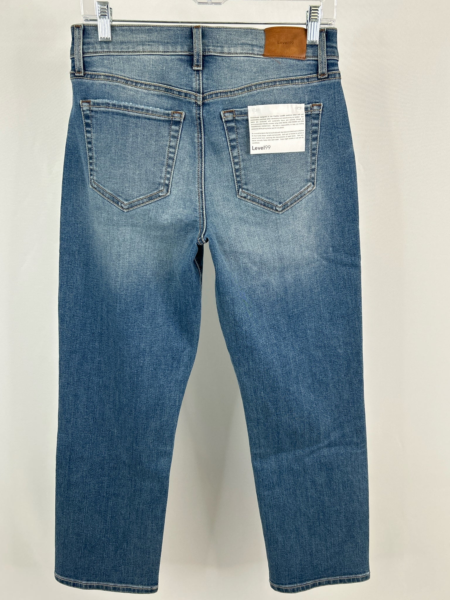 LEVEL 99 Size 27/4 LIGHT BLUE DENIM Women jeans
