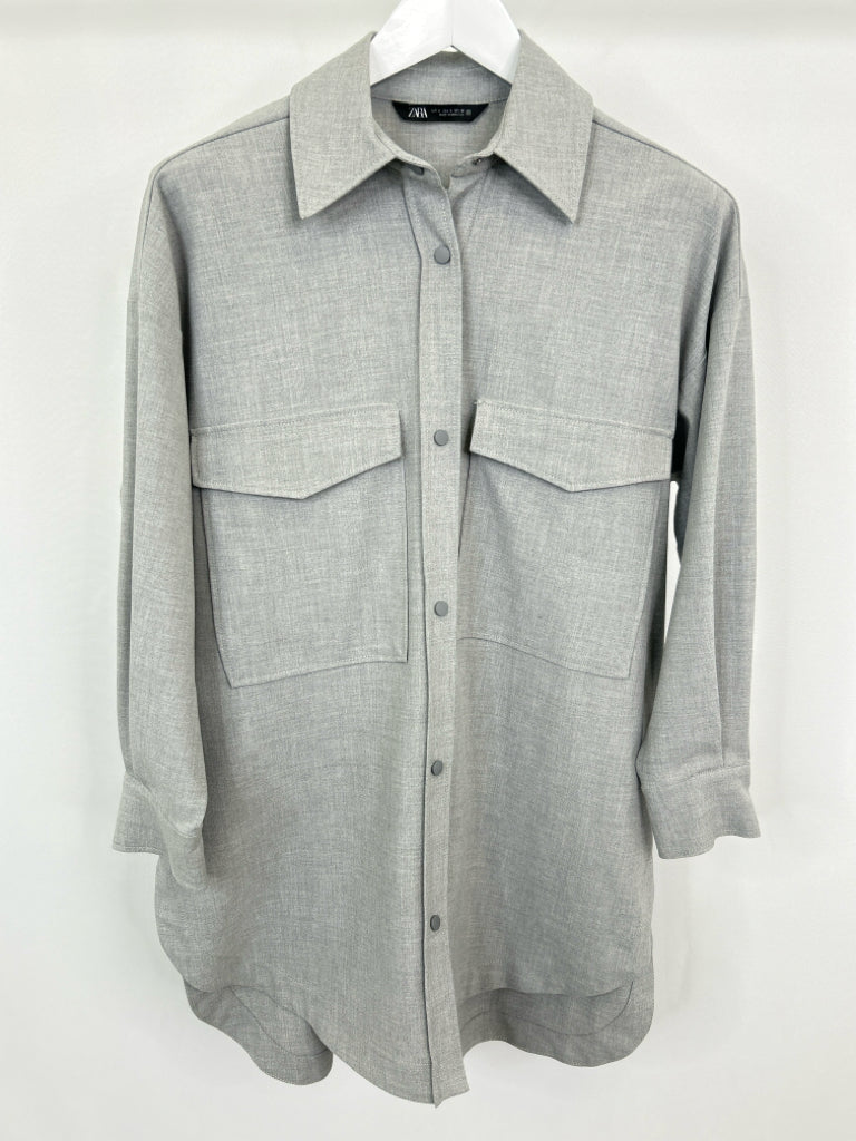 ZARA Women Size S Grey Jacket