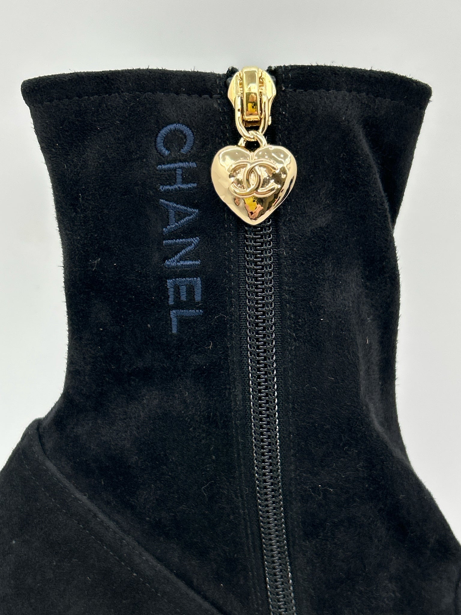 CHANEL Size 41/10 Black Women Booties