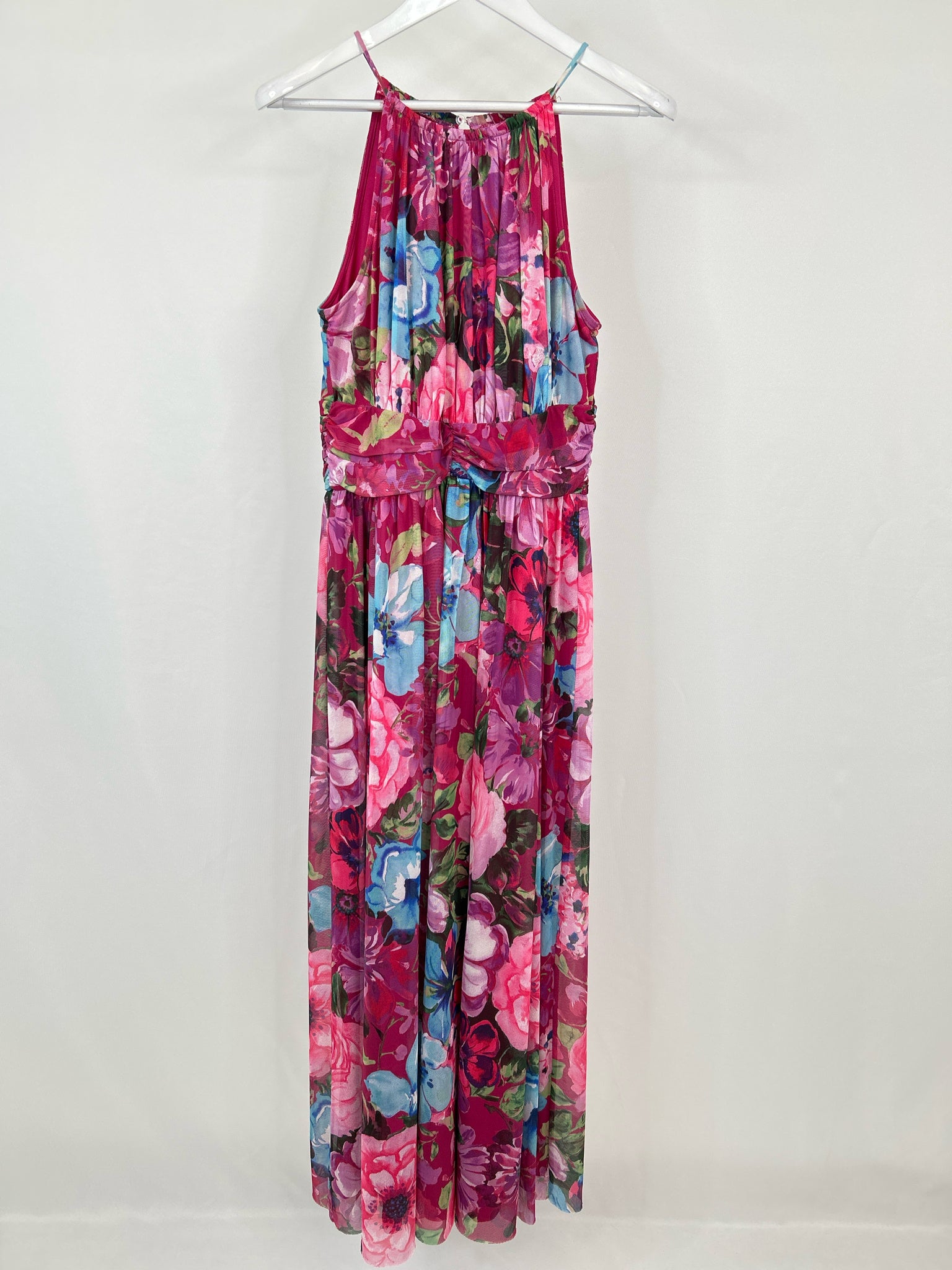 LONDON TIMES Size 10 Pink Print Women Dress