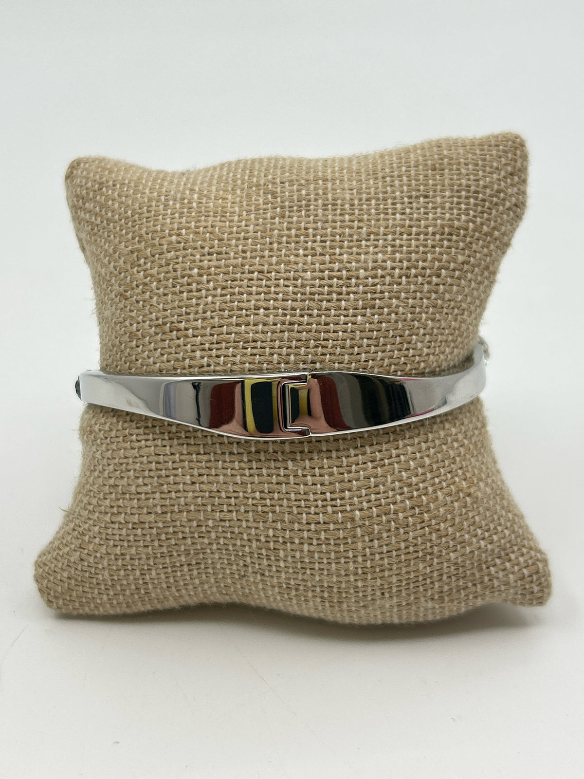 SWAROVSKI Silver and Black Bracelet