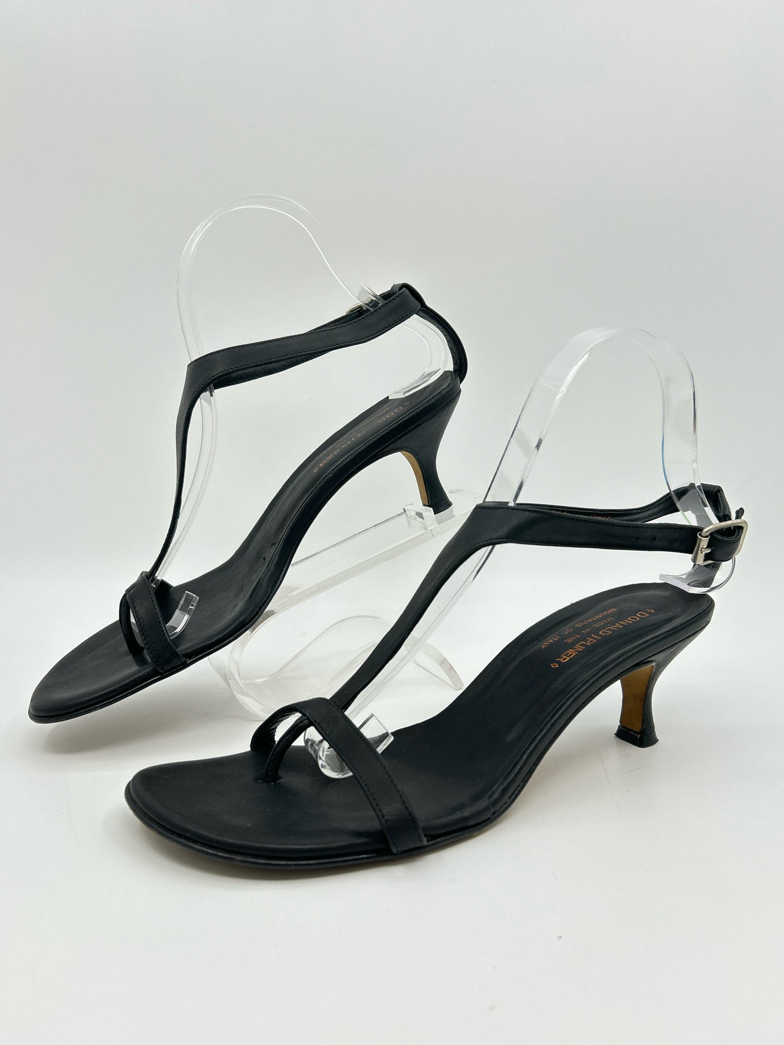 Donald J Pliner Size 8.5M Black Women Sandal