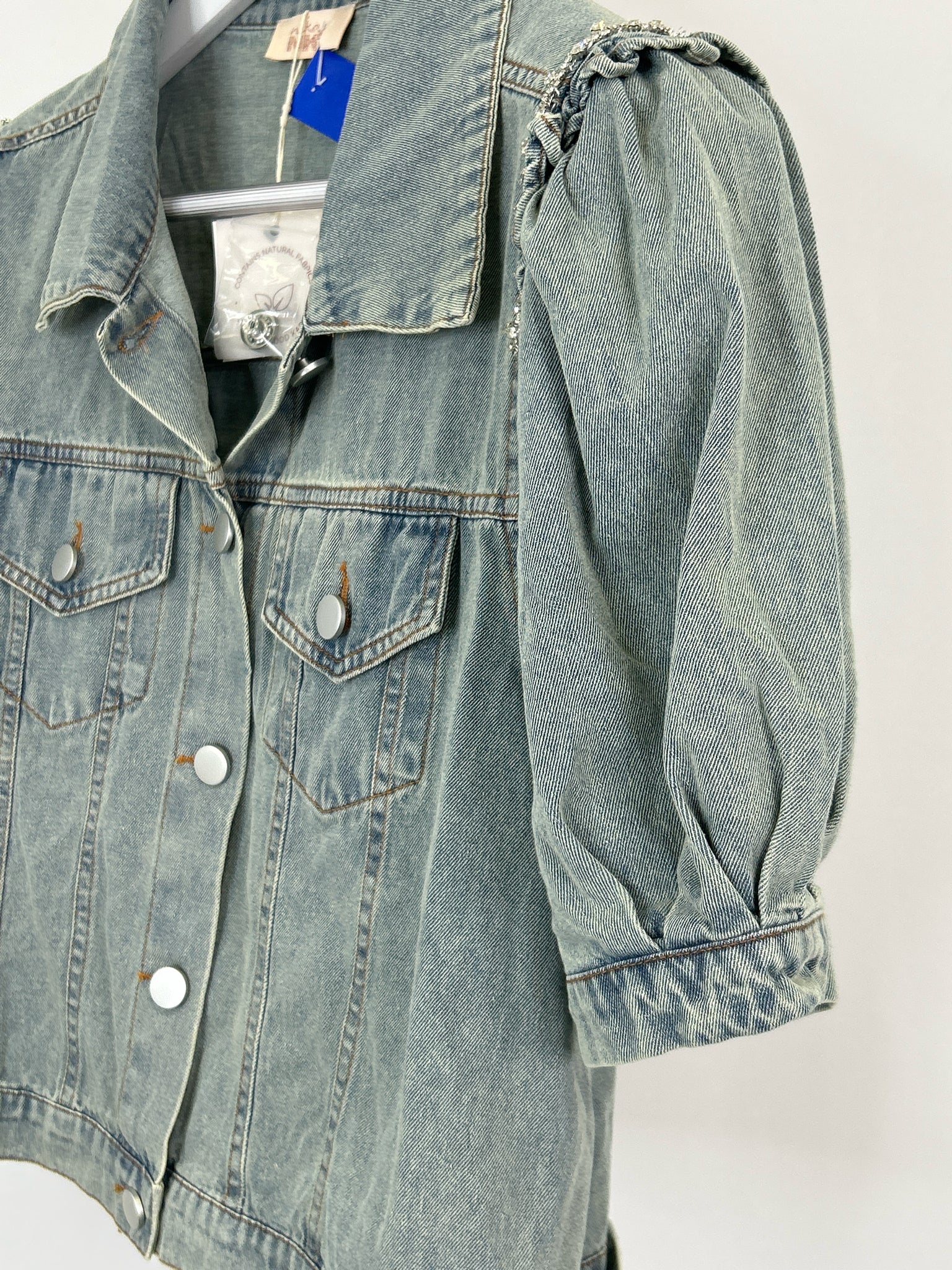 NEKANE NKN Size L BLUE DENIM Women Jacket