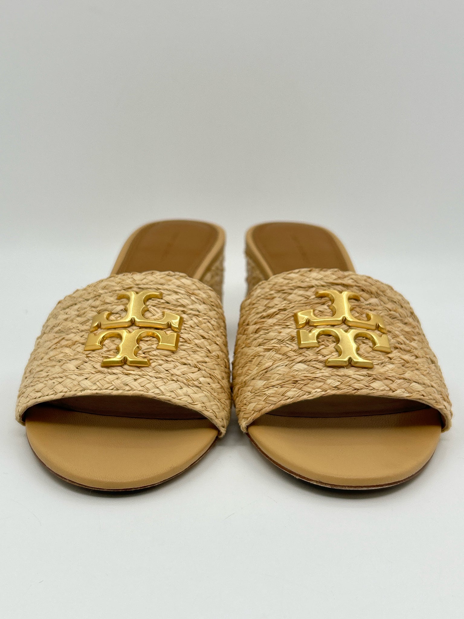 TORY BURCH Size 9M STRAW Women Sandal