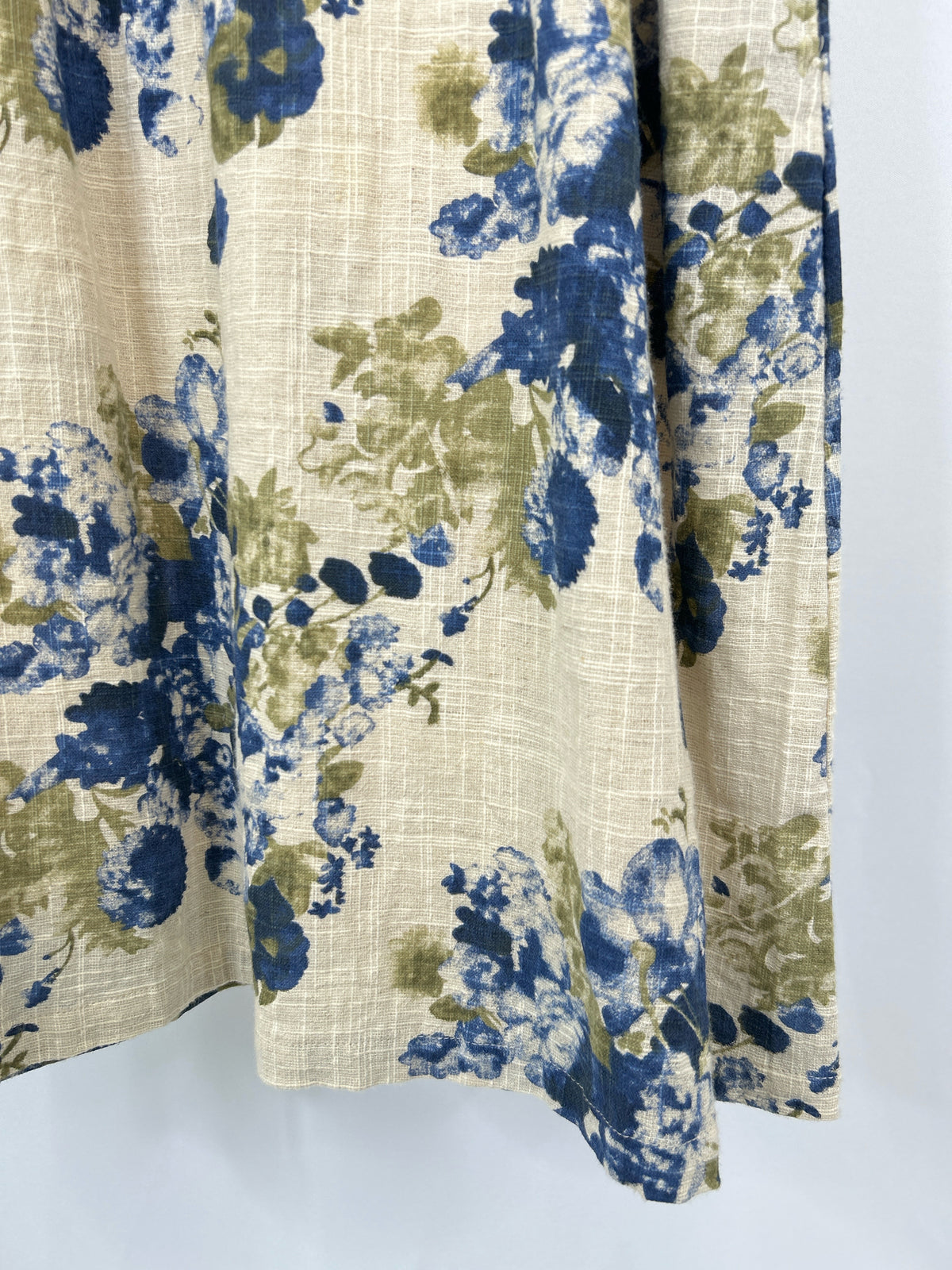 ORANGE CREEK Size L Blue floral Women Dress