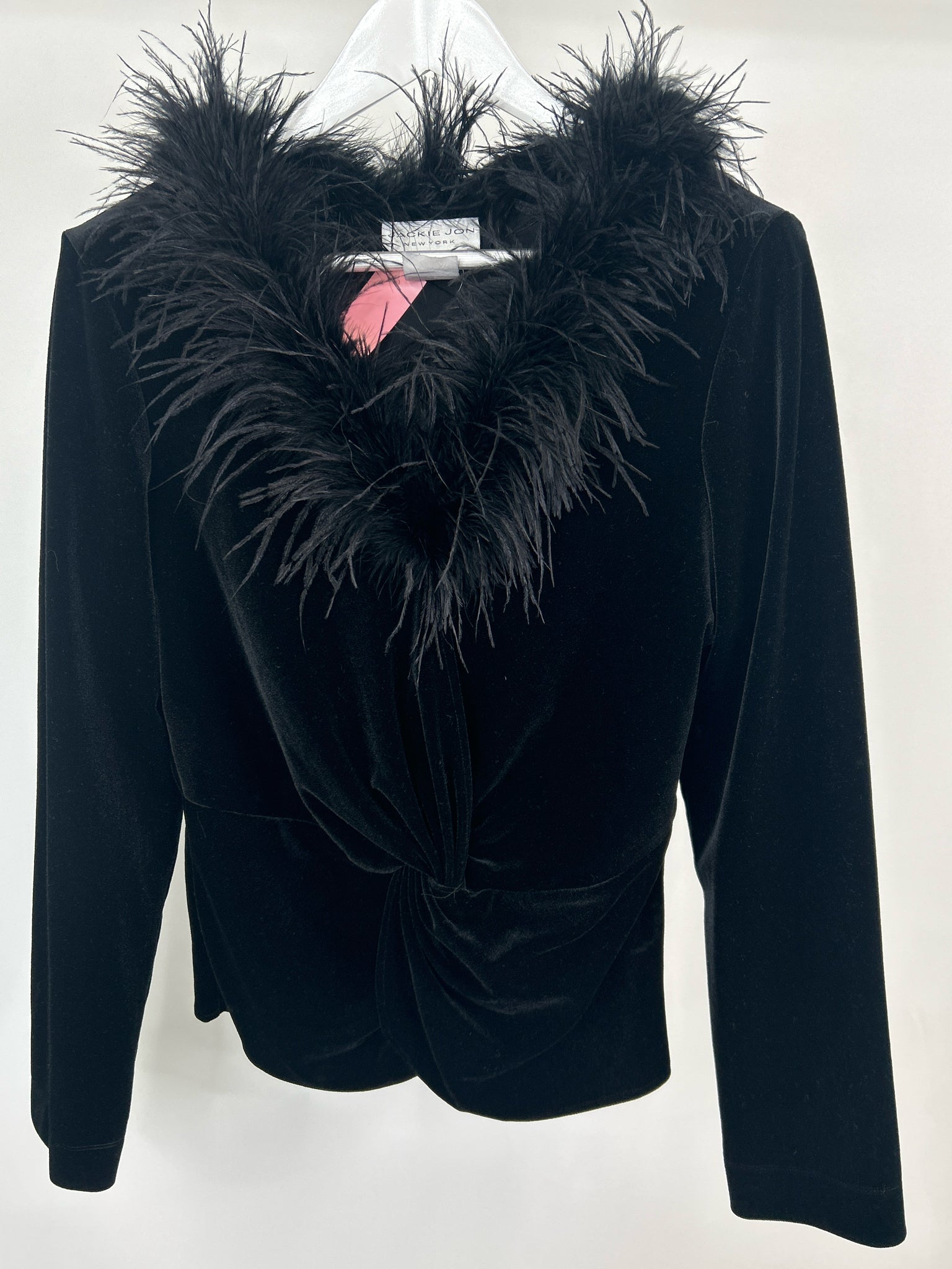 JACKIE JON Size 14 Black Women Top