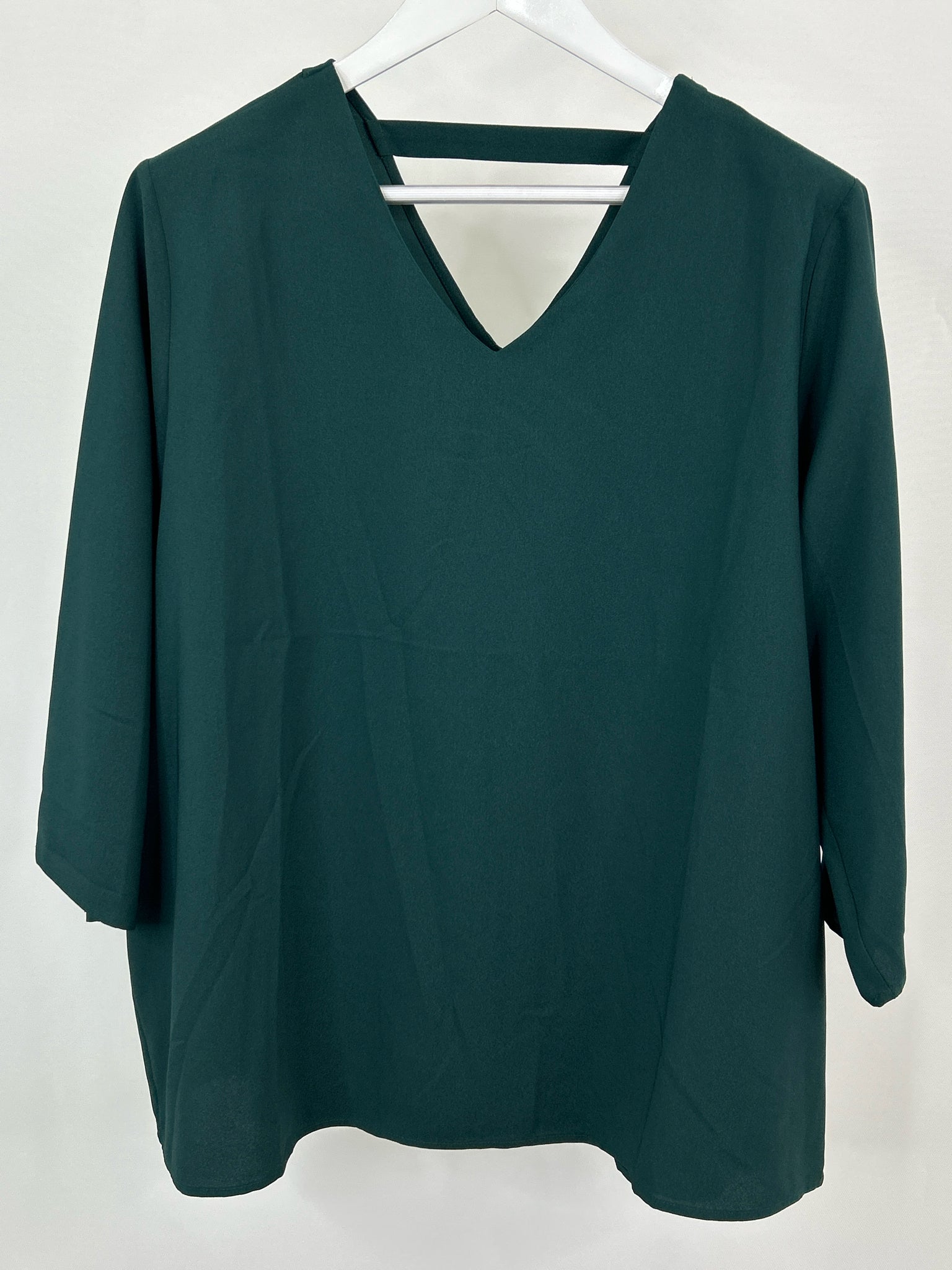 CHICO'S Size 16 Pine Green Women Top