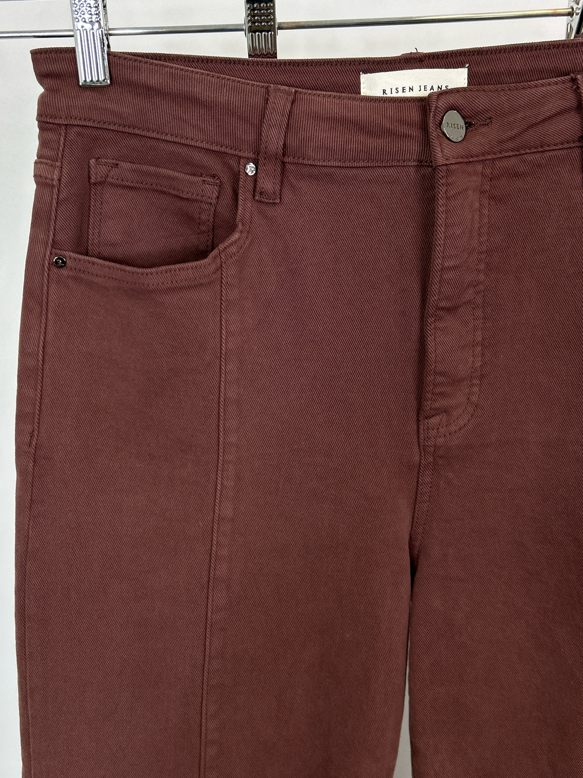 Risen Size 15/32 brown denim Women jeans