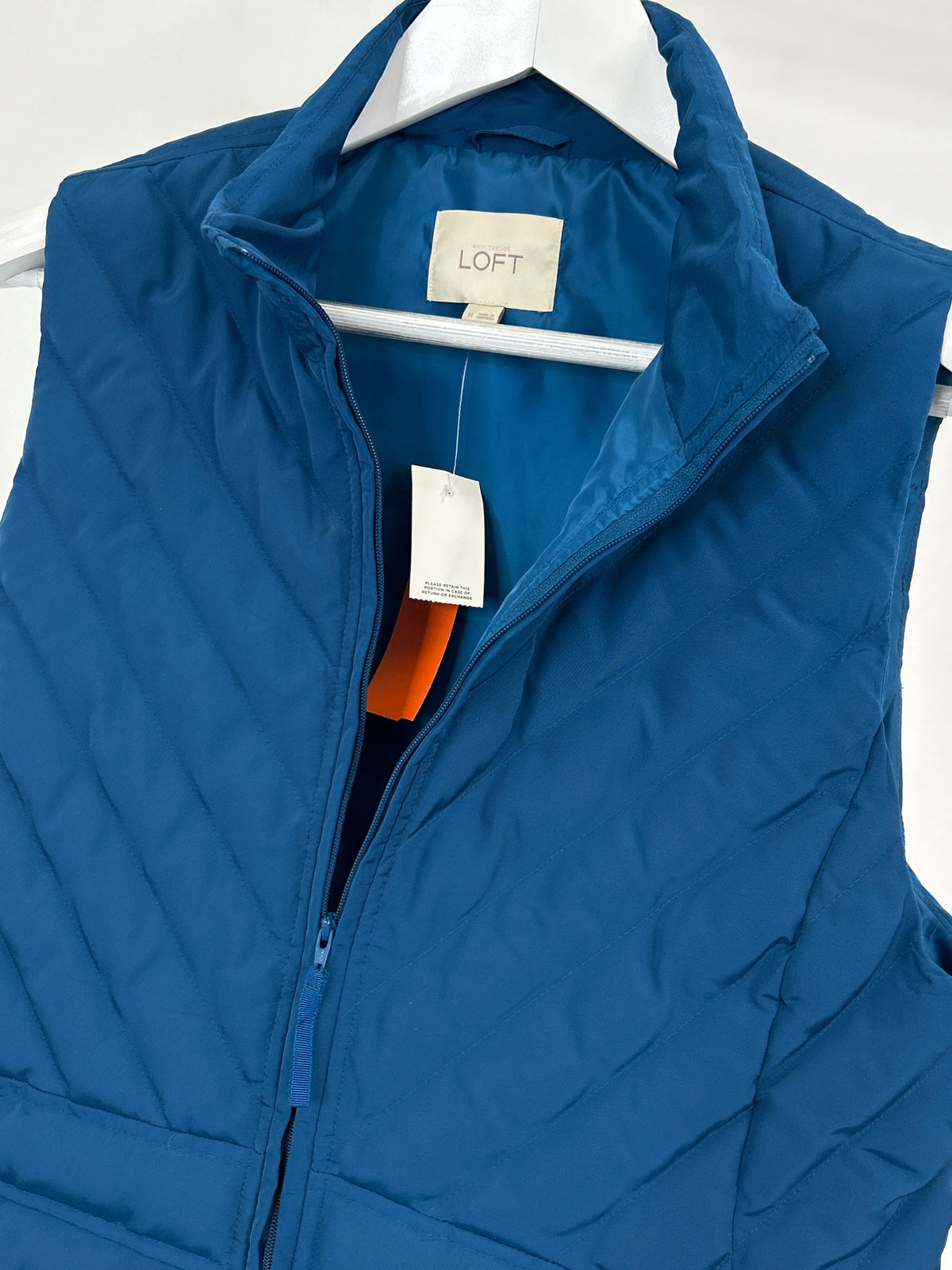 LOFT Size M Dark Teal Women Vest