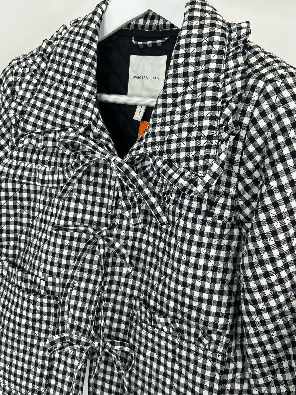 AVEC LES FILLES Size M Black & White Women Jacket