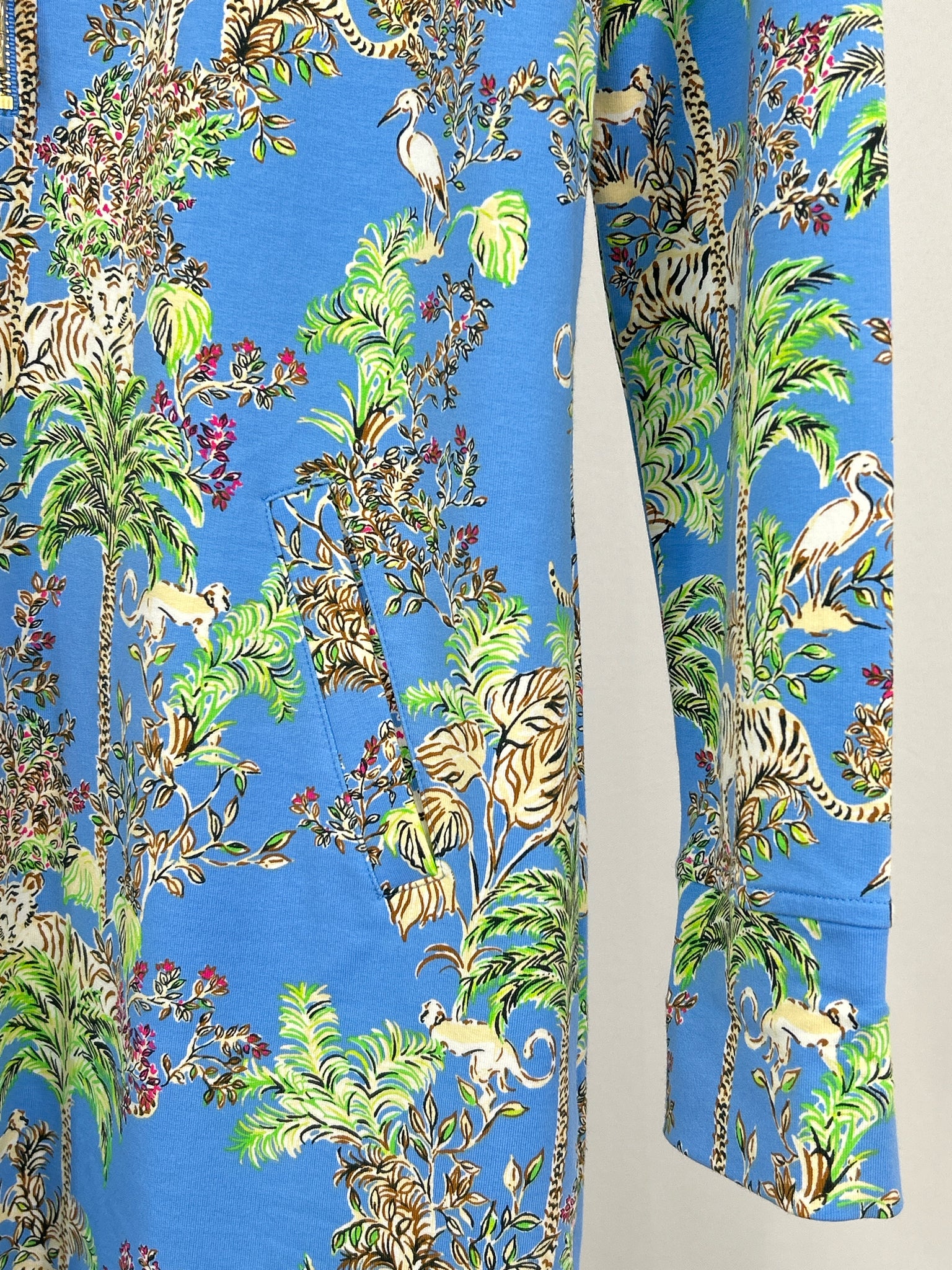 LILLY PULITZER Size M Blue Print Women Dress