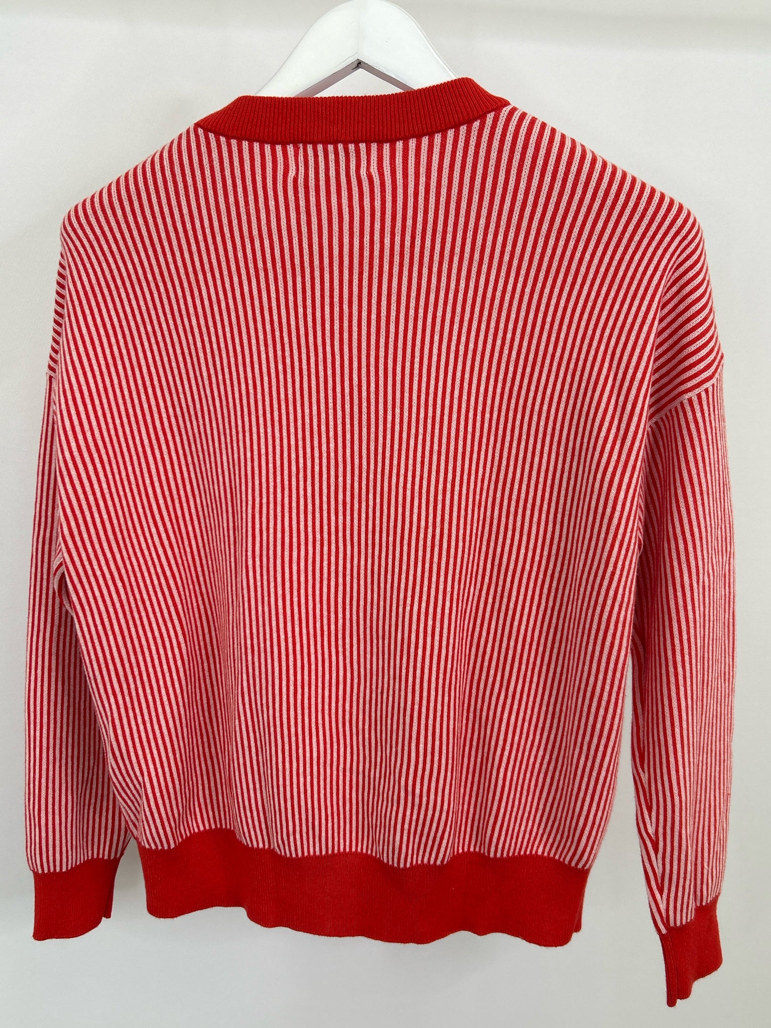27 MILES Size XS red & white Women Sweater