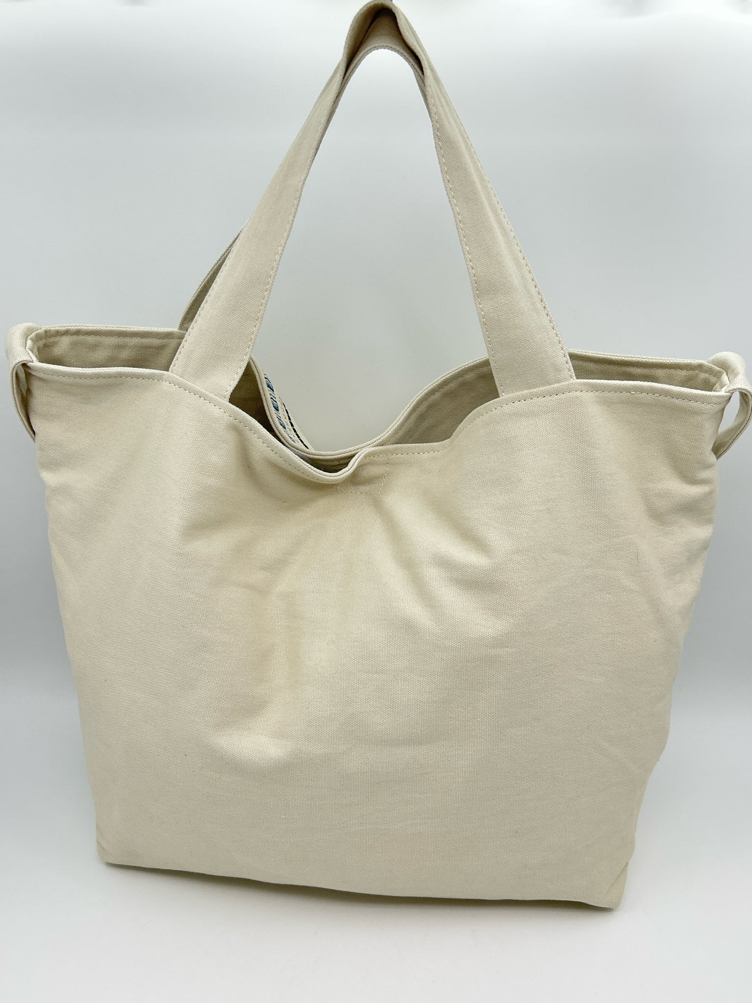 DRIFTWOOD Cream and Blue Women Tote