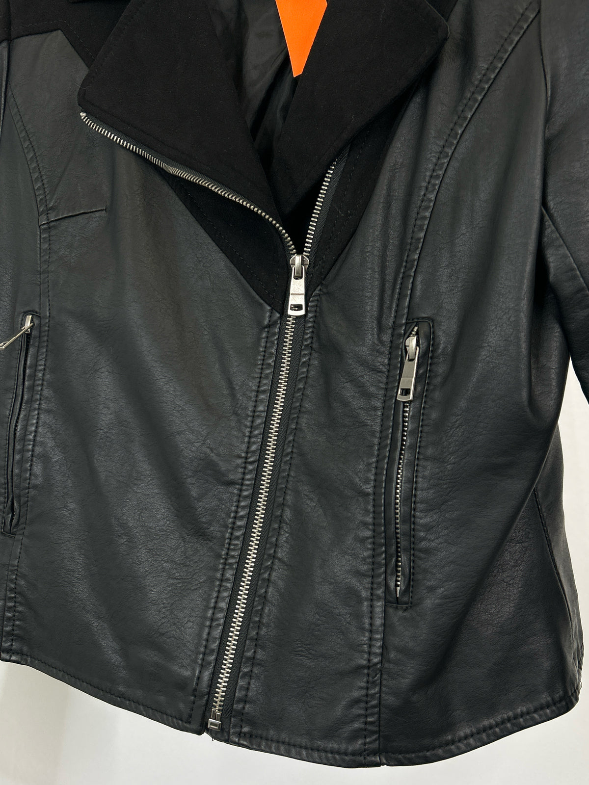 LA COALITION Size L Black Women Jacket