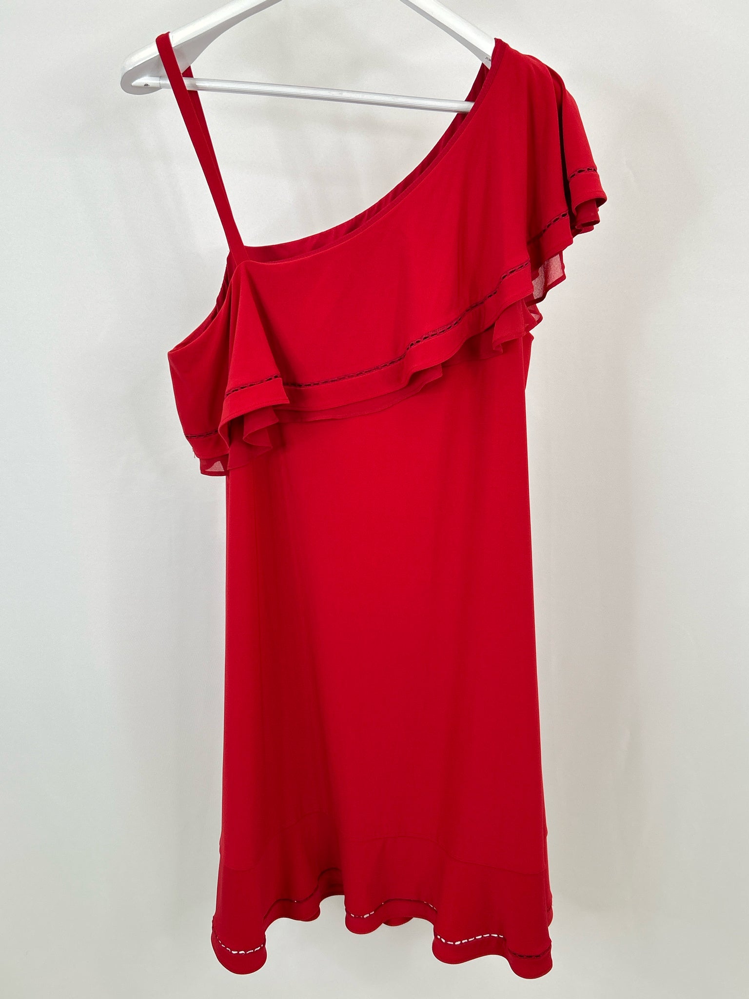 White House Black Market Size XL Red Women's Dress