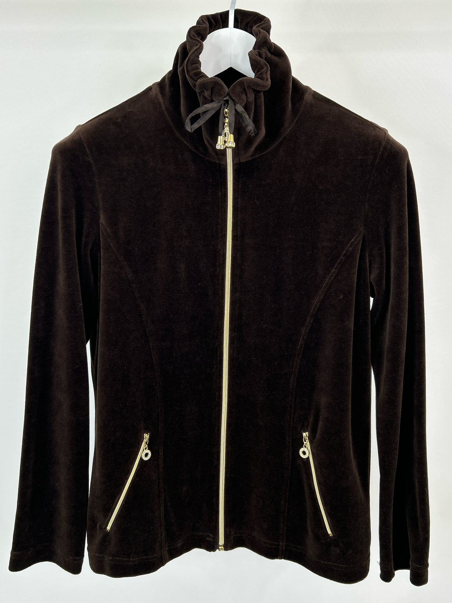 CHICO'S Size 4 Brown Women Jacket