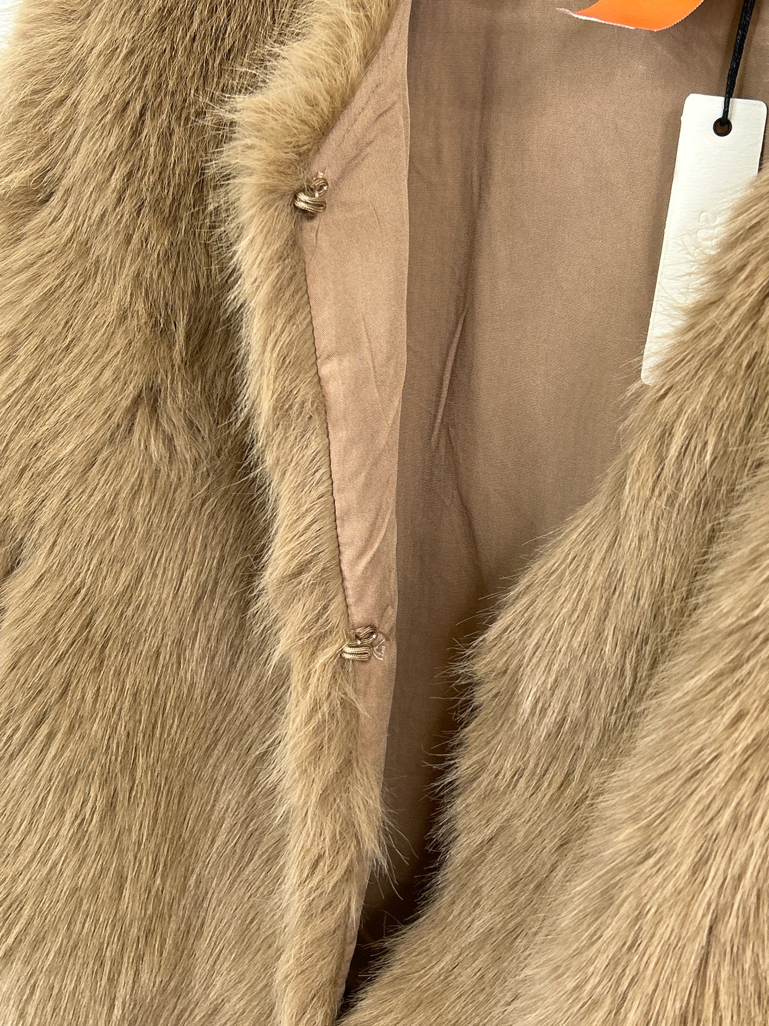 OLIVACEOUS Size M Beige Women Jacket