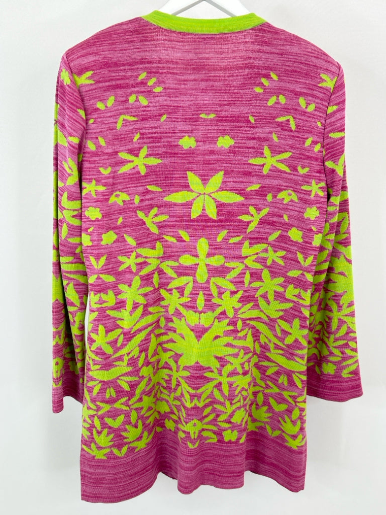 MISOOK Size L Pink Print Women's Jacket