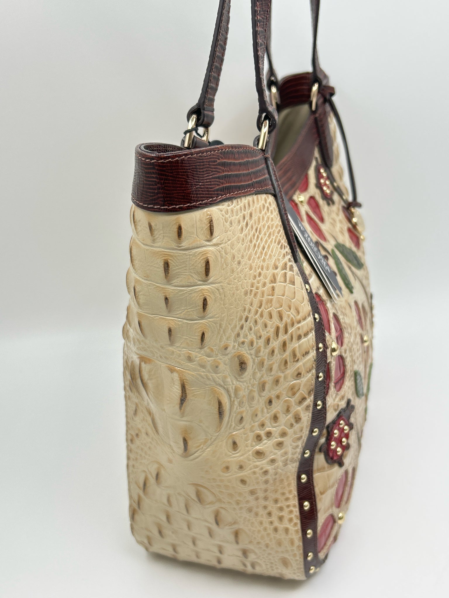 BRAHMIN BEIGE AND BROWN Women Tote