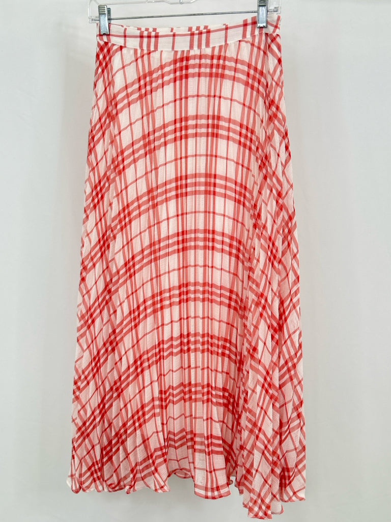 ENDLESS ROSE Women Size S Red & White Maxi Skirt NWT