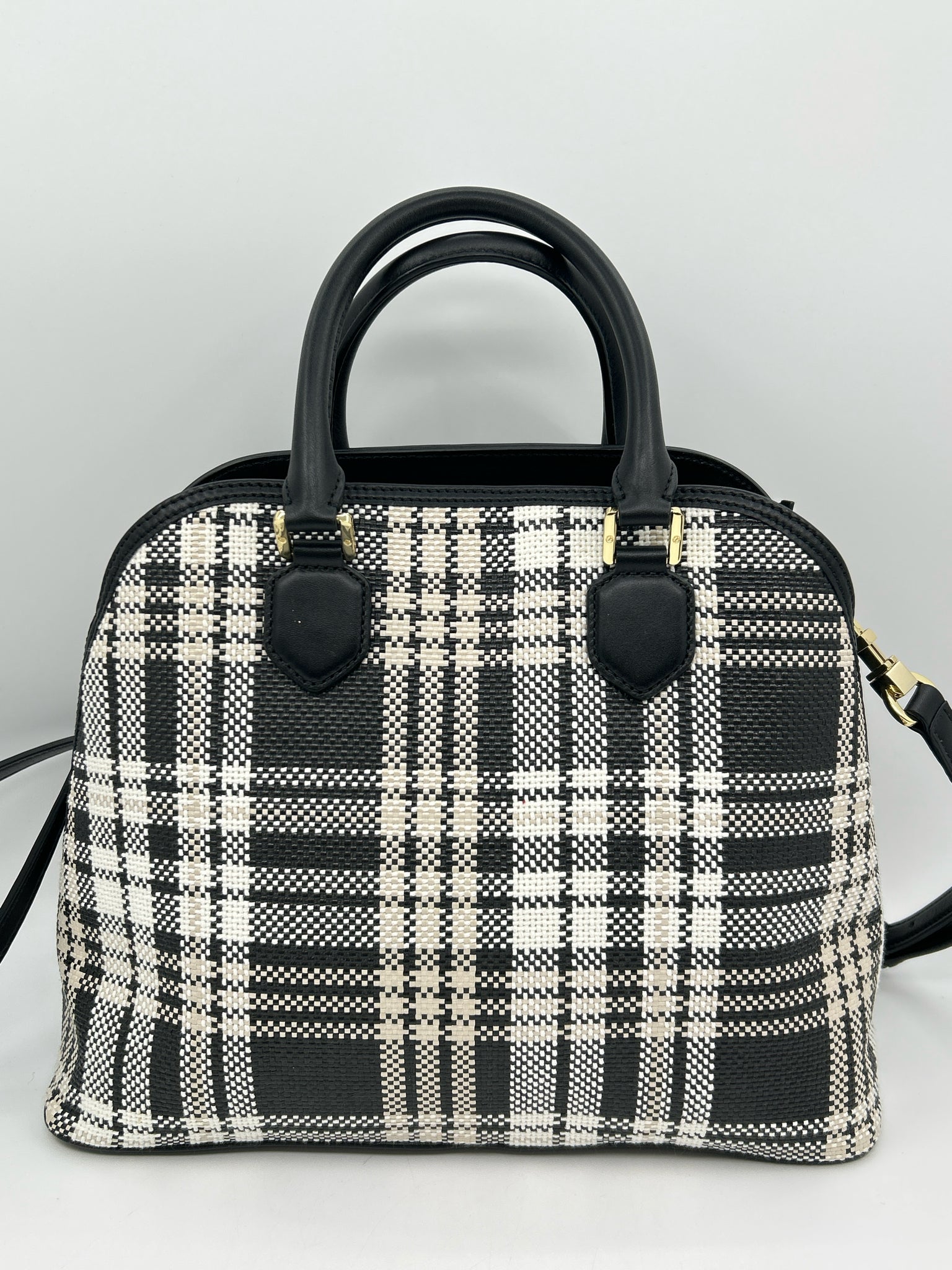 TORY BURCH Black and White Women Purse