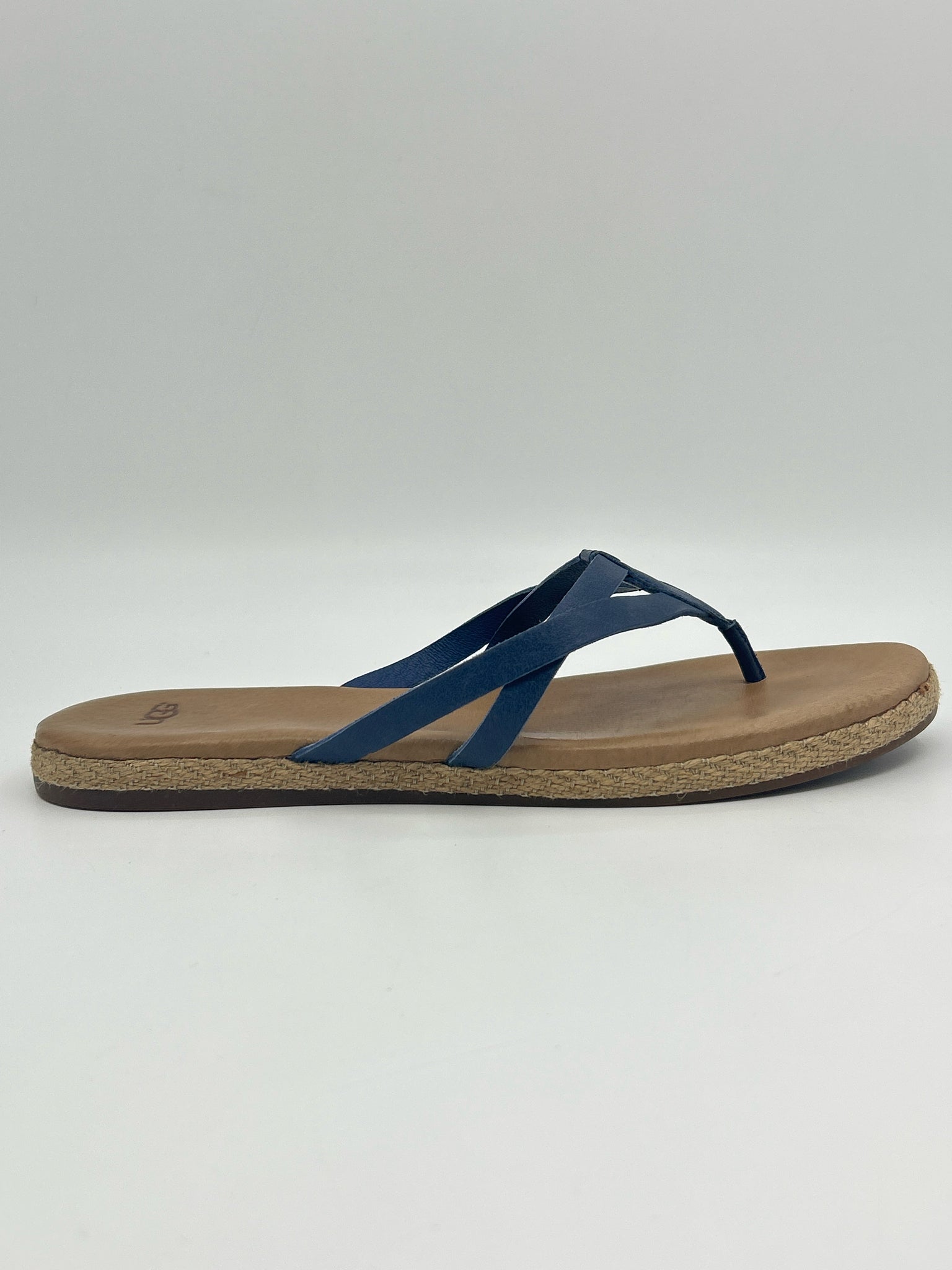 UGG Size 9 BLUE & BROWN Women Sandal