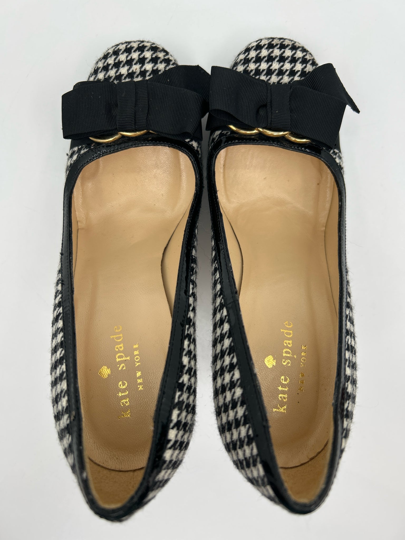 KATE SPADE Size 7B Black and White Women Pumps