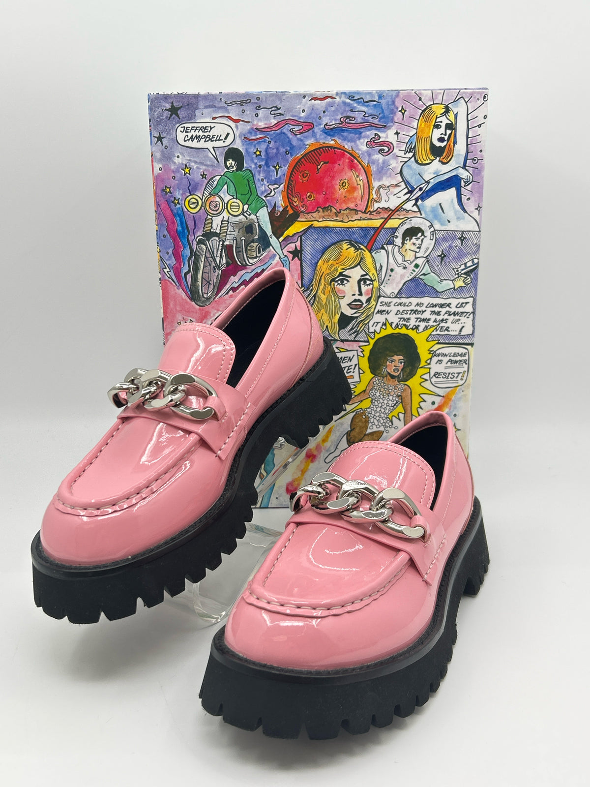 JEFFREY CAMPBELL Size 8M Pink Women Loafer
