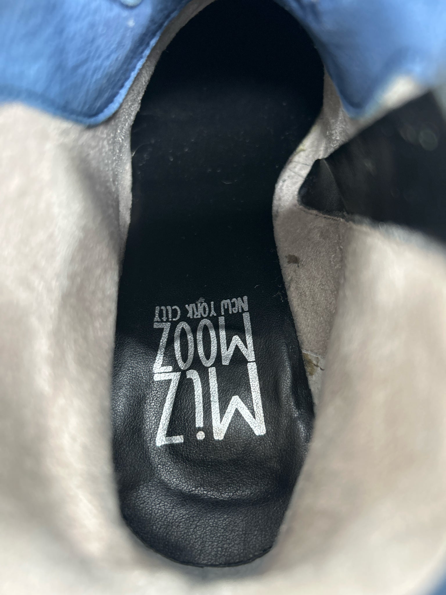 MIZ MOOZ Size 37 Blue Women Booties