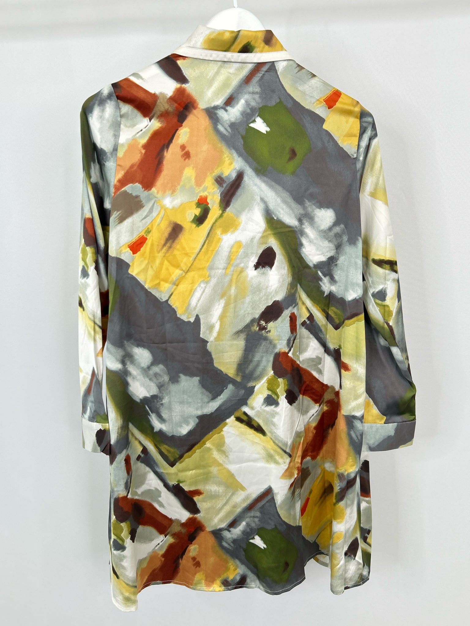 GRACIA Size S Gray print Women Dress NWT