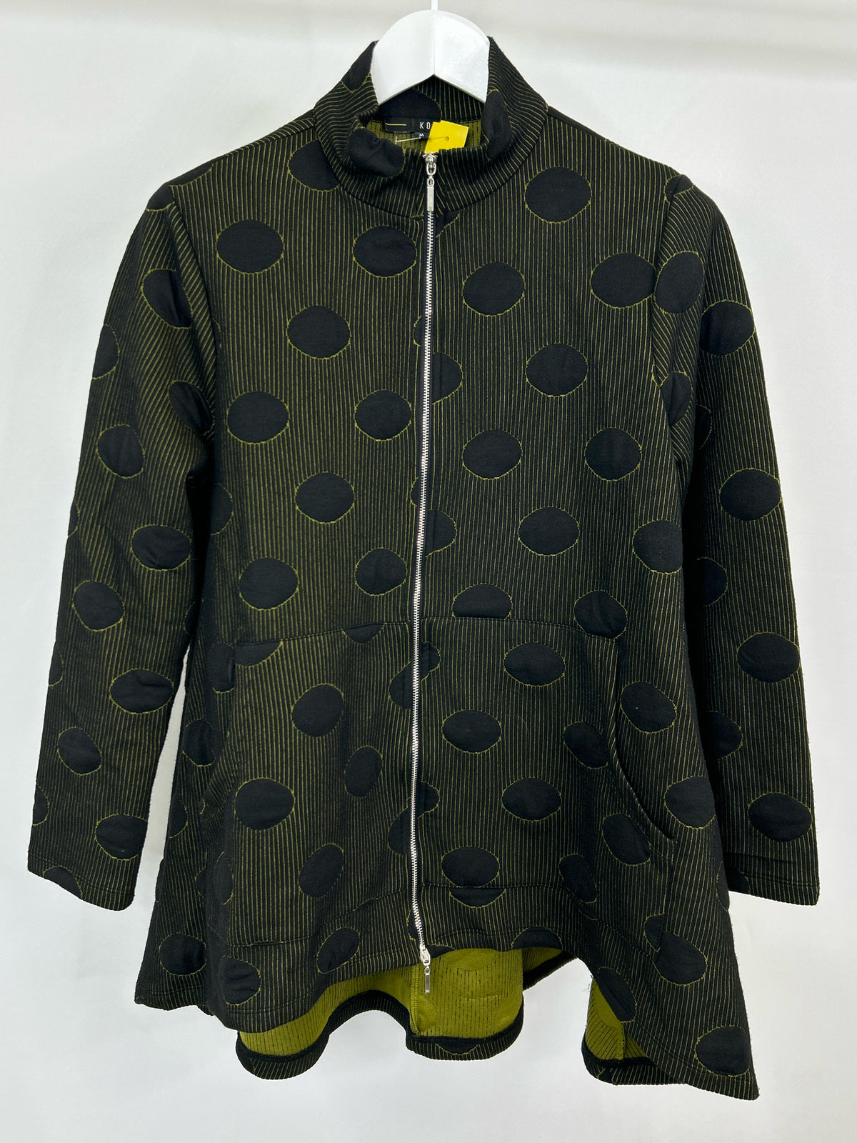 Kozan Size M Black & Green Women Jacket