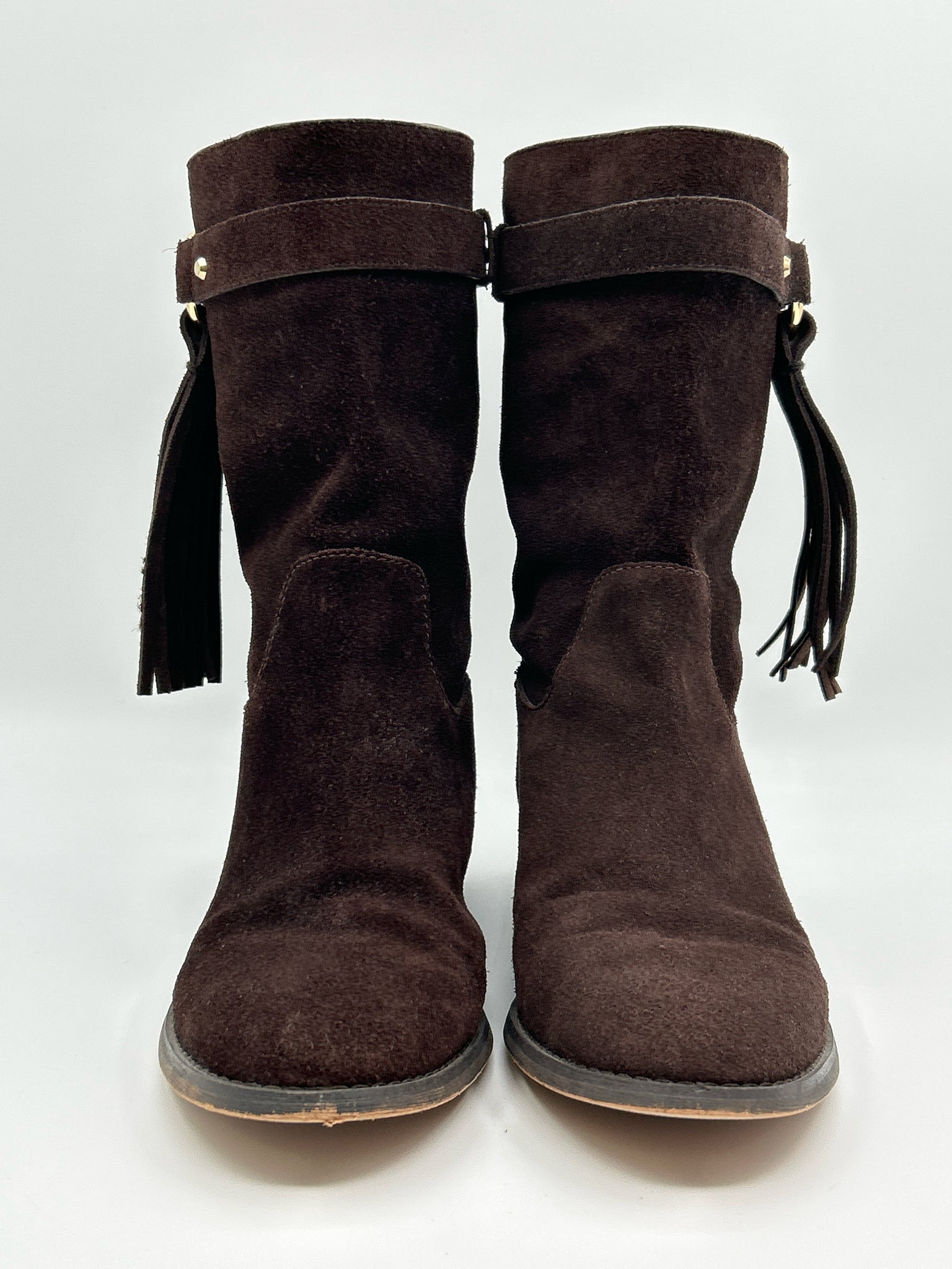 MICHAEL KORS Size 7.5M Brown Women Booties