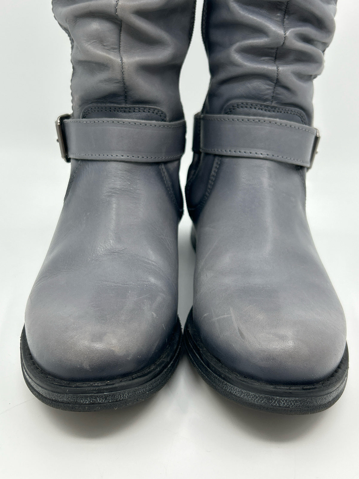 ERIC MICHAEL Size 39/9 Grey Women Boots