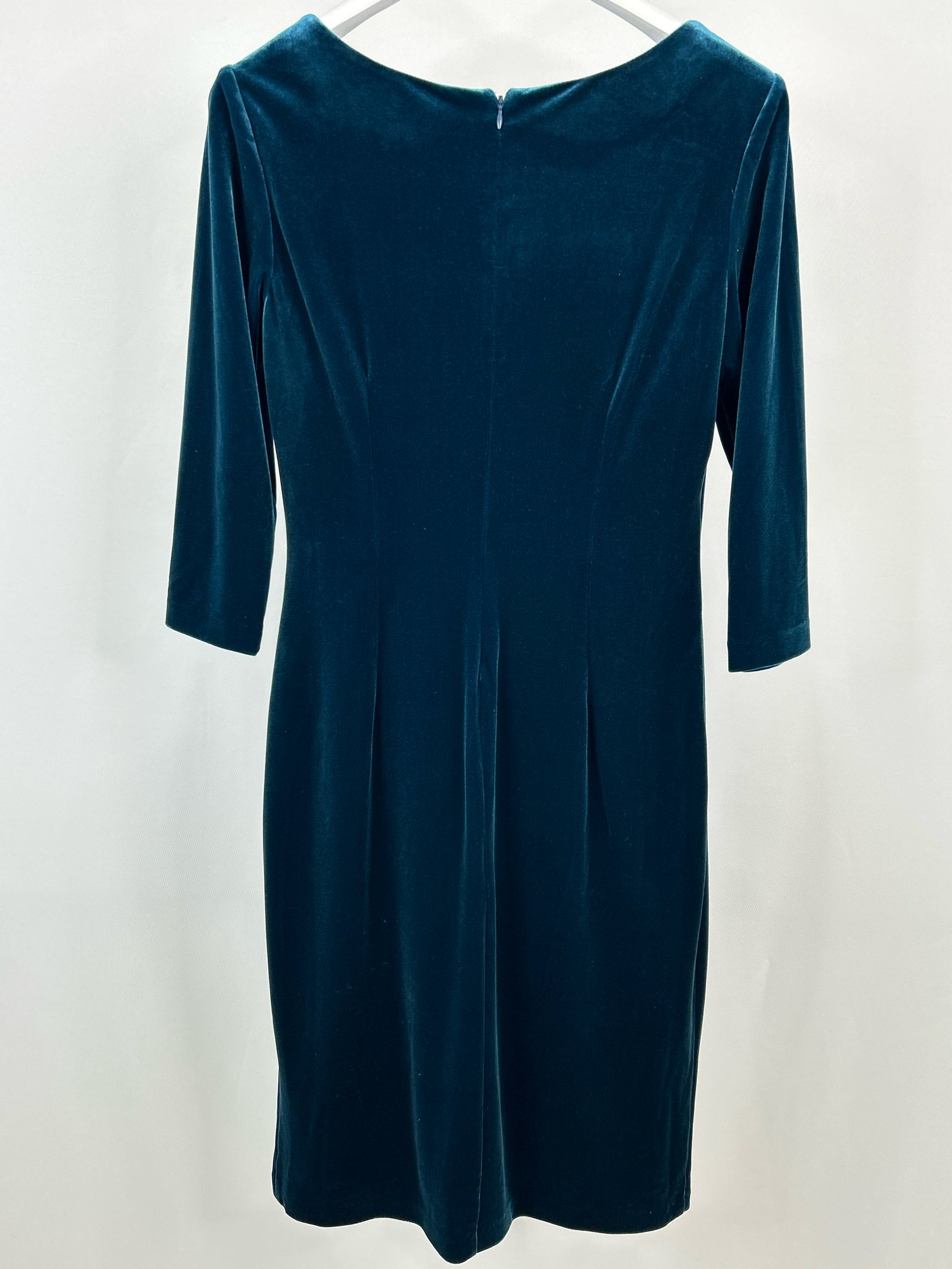 ALEX EVENINGS Size 10 Teal Women Dress