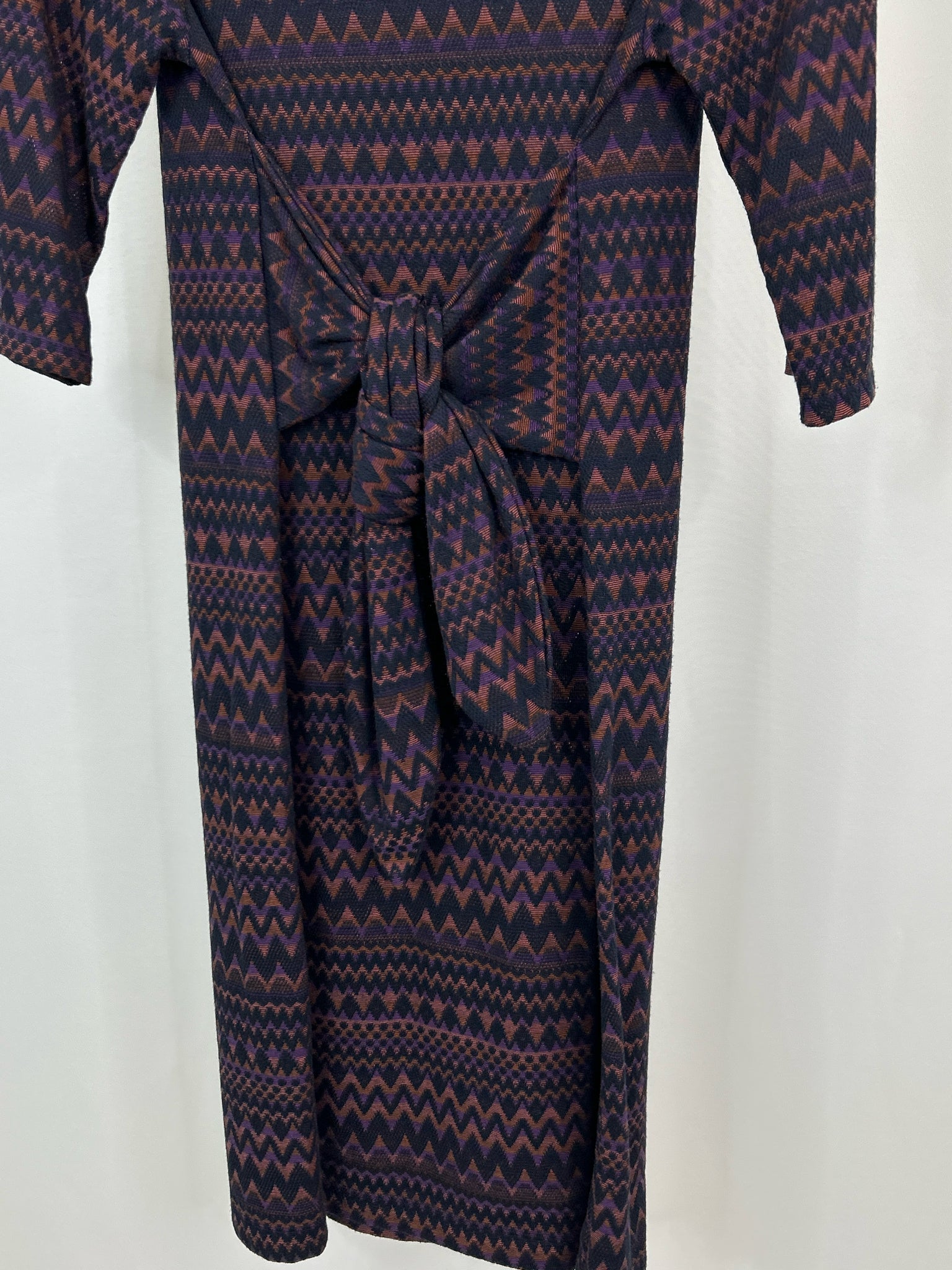 ZARA TRAFALUC Size S Purple Print Women Dress