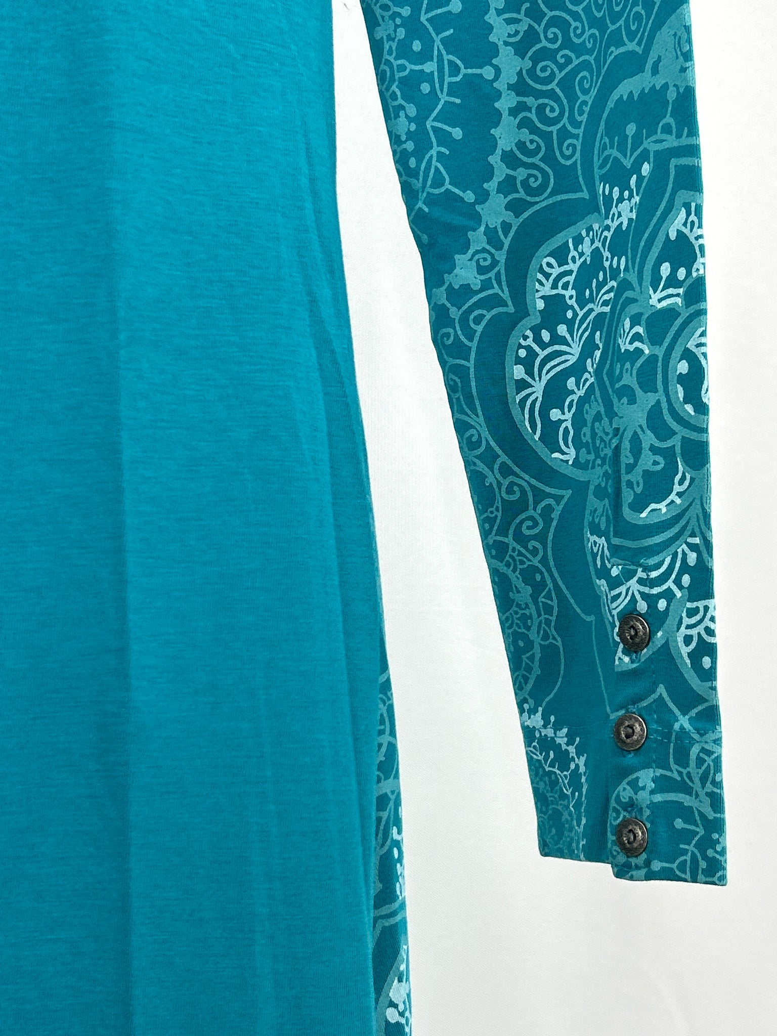 KUHL Size M TEAL AND WHITE Women Dress