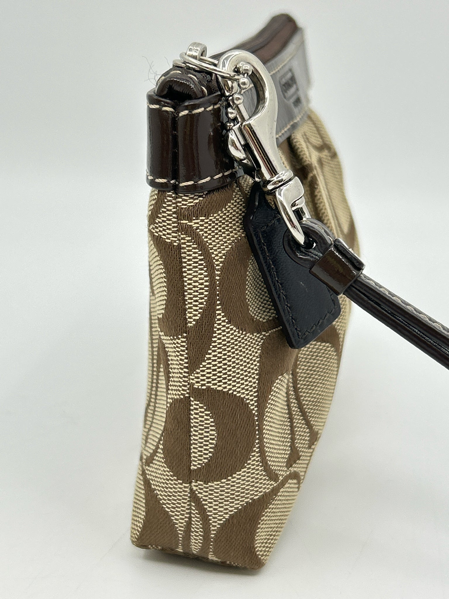 Coach BROWN MONOGRAM Women Wristlet