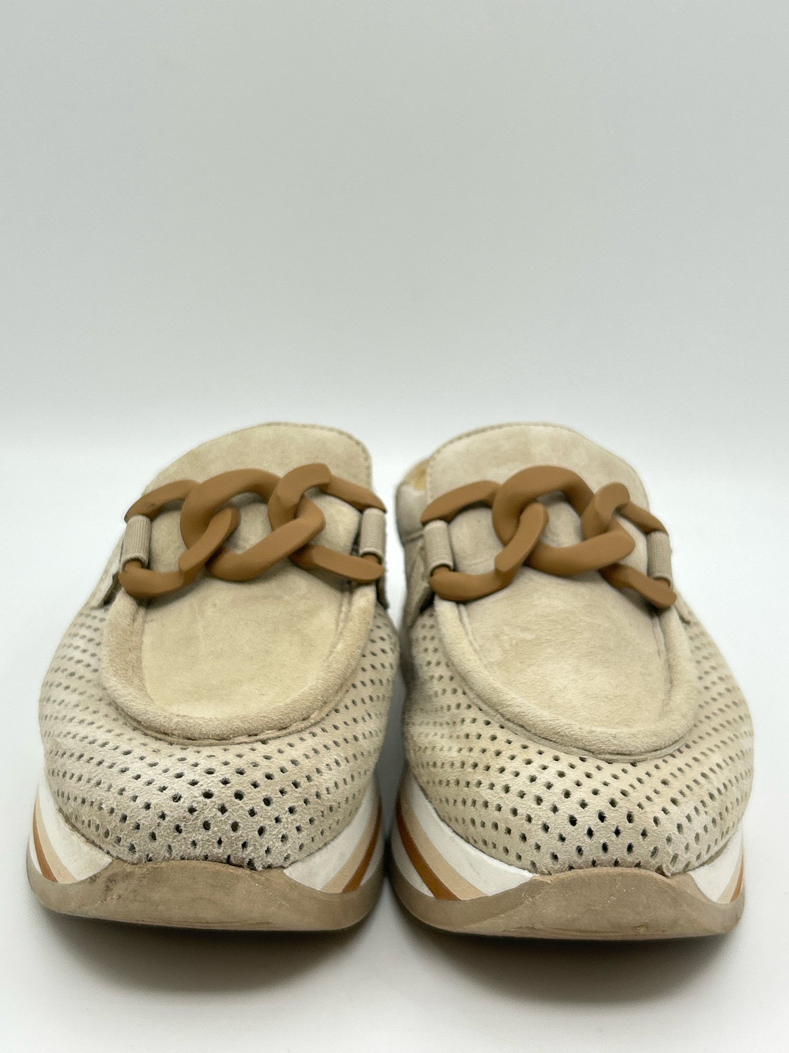 SOFTWAVES Size 37.5 Beige Women Sneakers