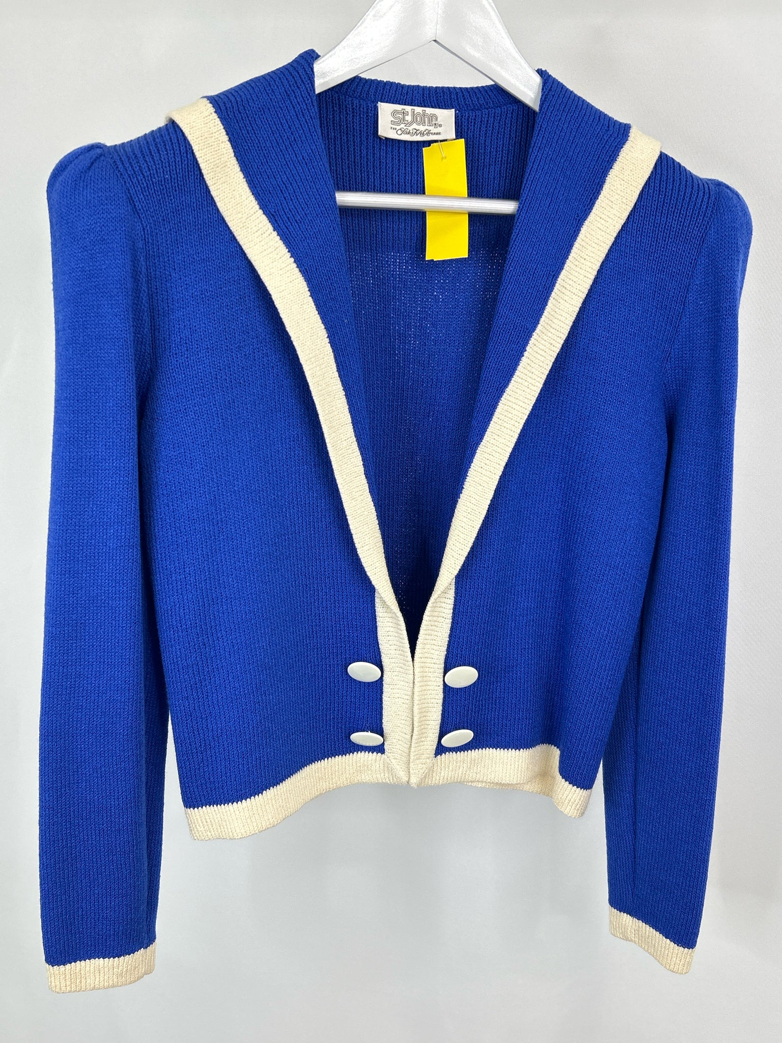 ST JOHN Size 10 Blue Women Jacket