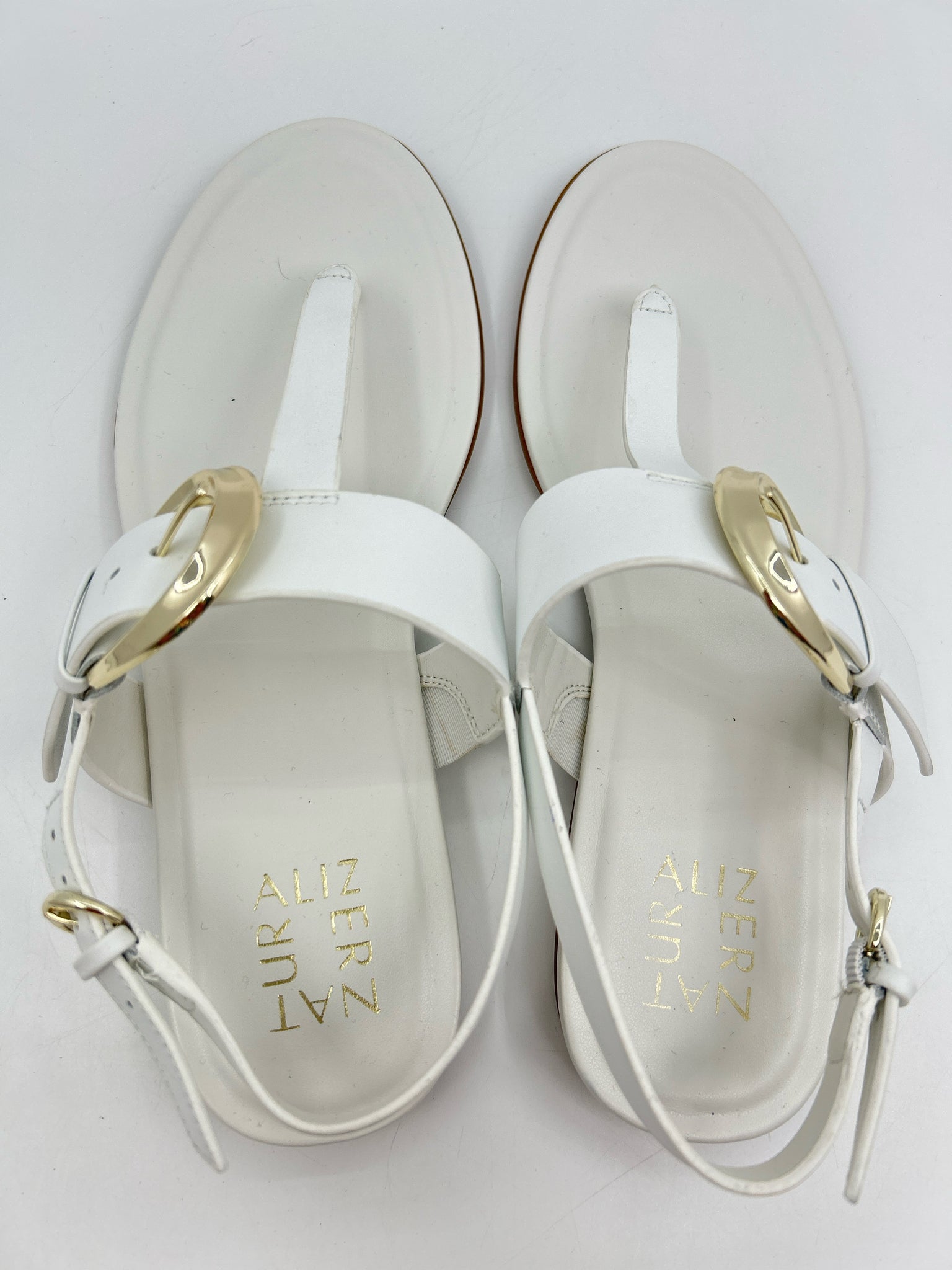 NATURALIZER Size 8M White Women Sandal