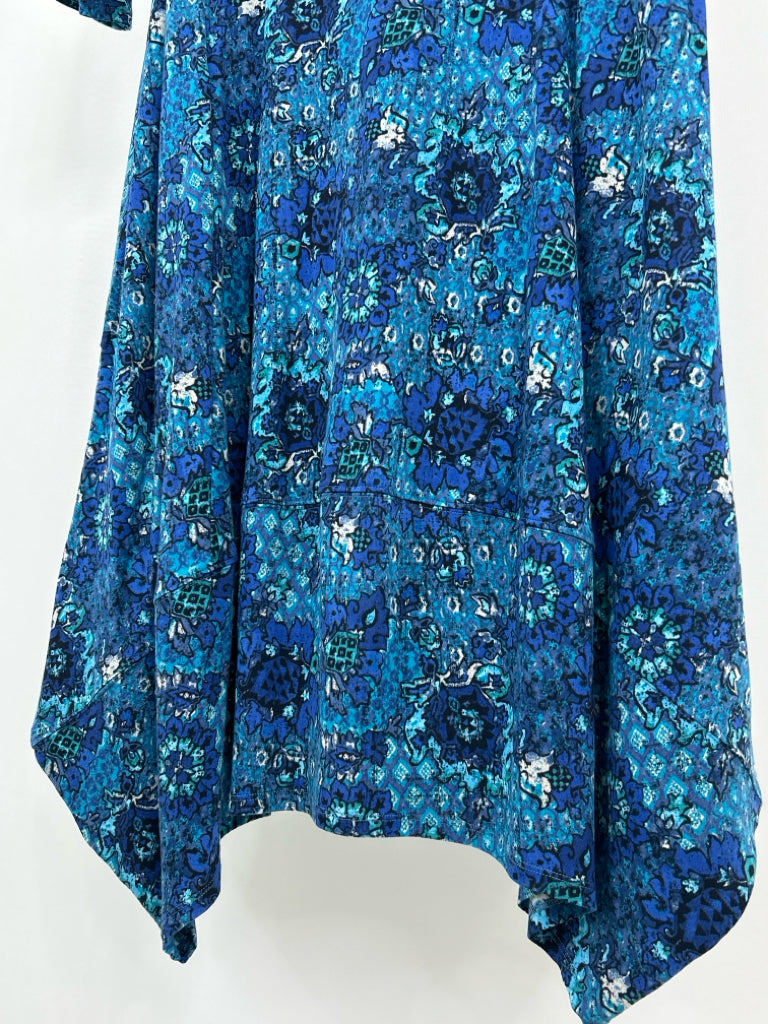 HABITAT Women Size S Blue floral Dress