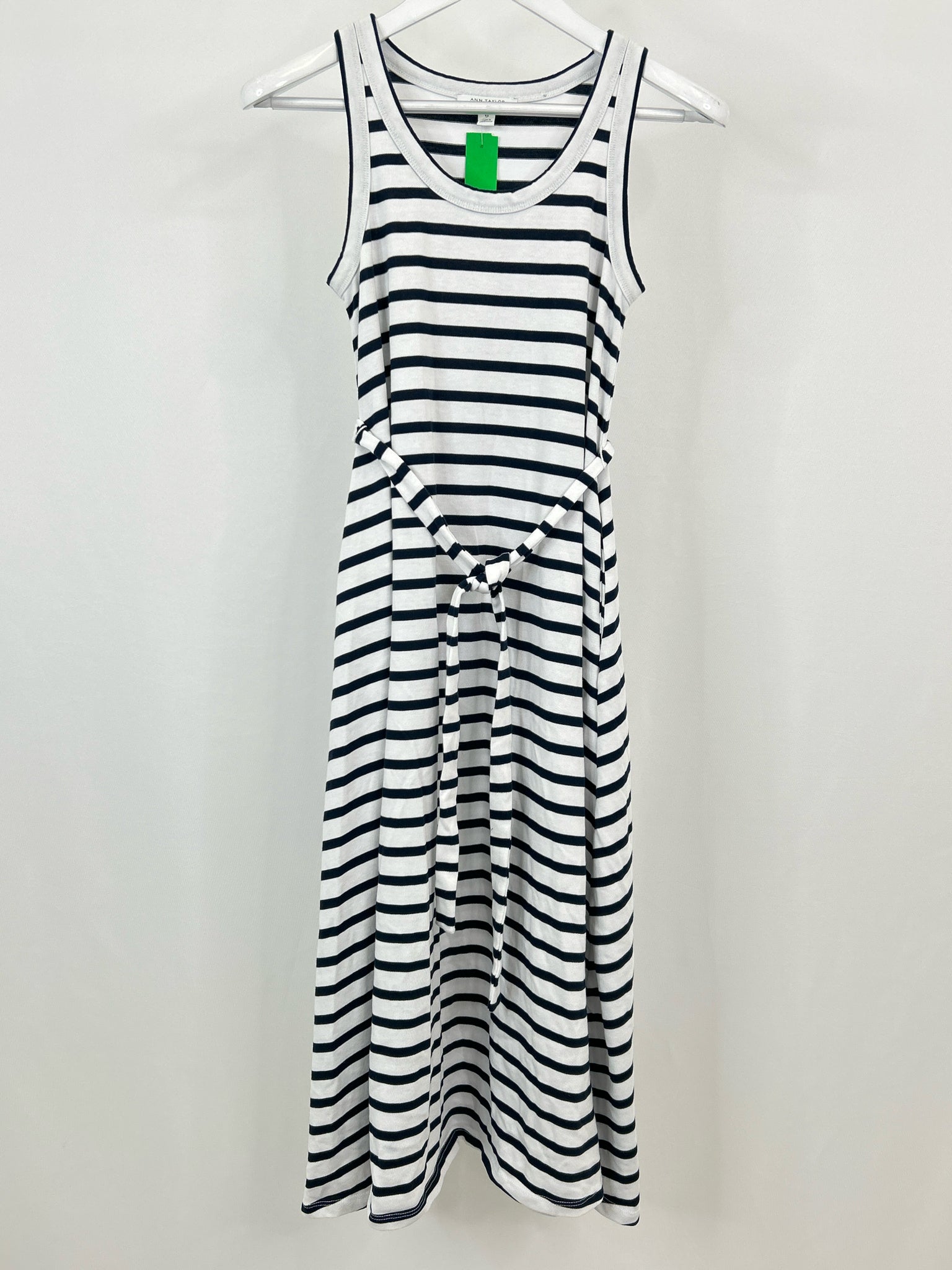 ANN TAYLOR Size XS NAVY AND WHITE Women's Dress