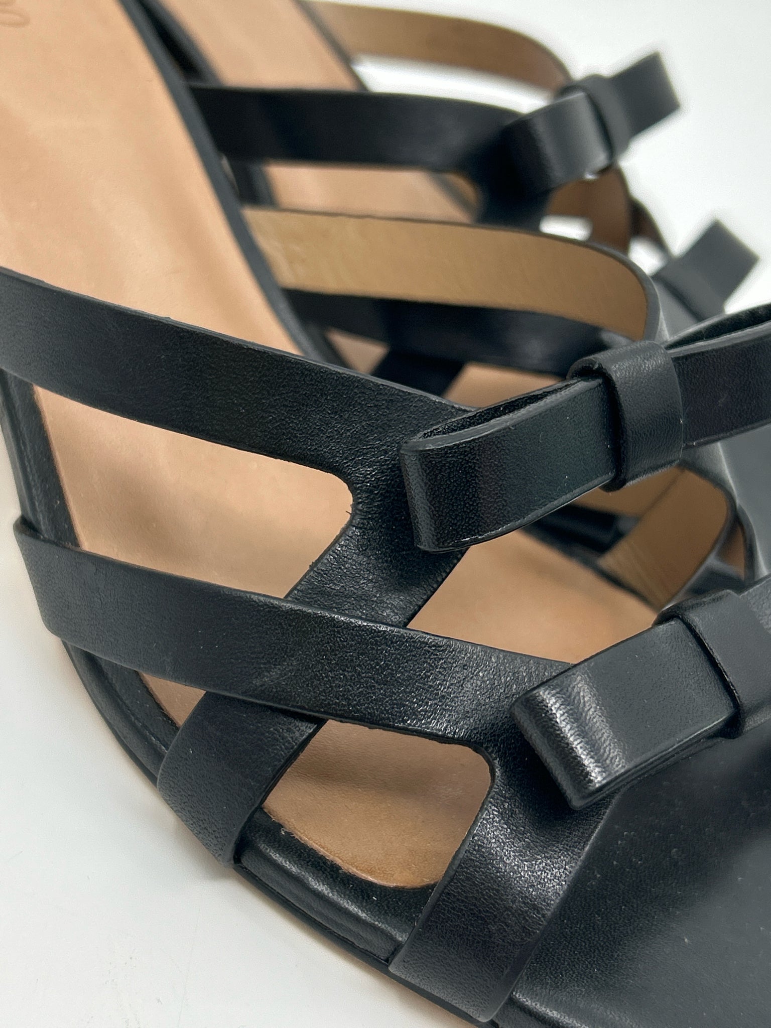 BERNARDO Size 8.5 Black Women Sandal