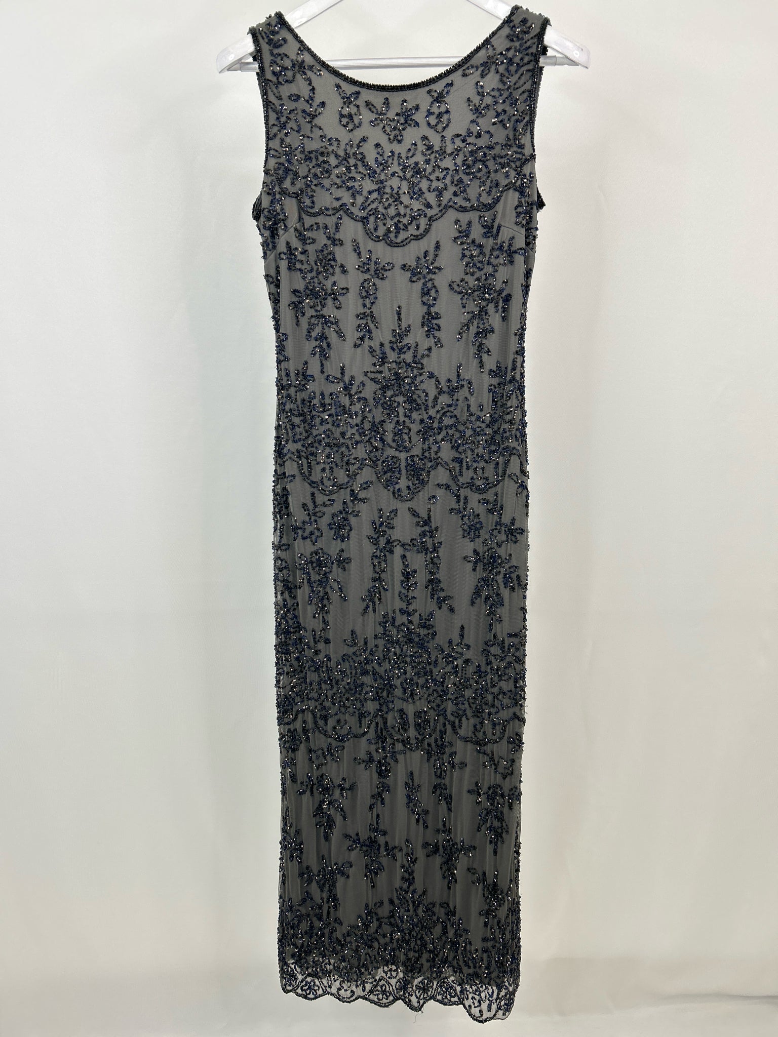 PISARRO NIGHTS Size 6 Grey Women Dress