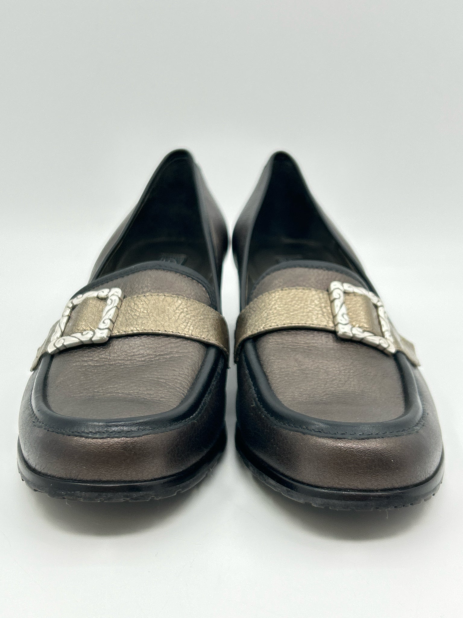 BRIGHTON Size 8.5M BRONZE Women Loafer
