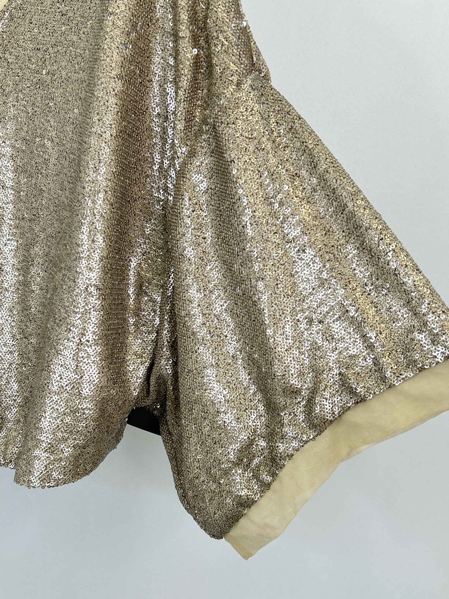 FREE PEOPLE Size S Gold Women Top