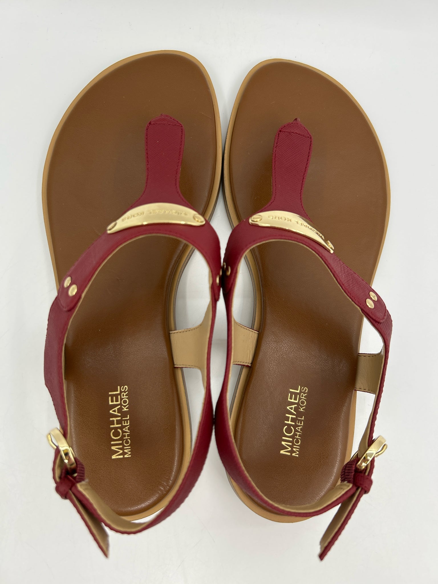 MICHAEL MICHAEL KORS Size 8M Red Women Sandal
