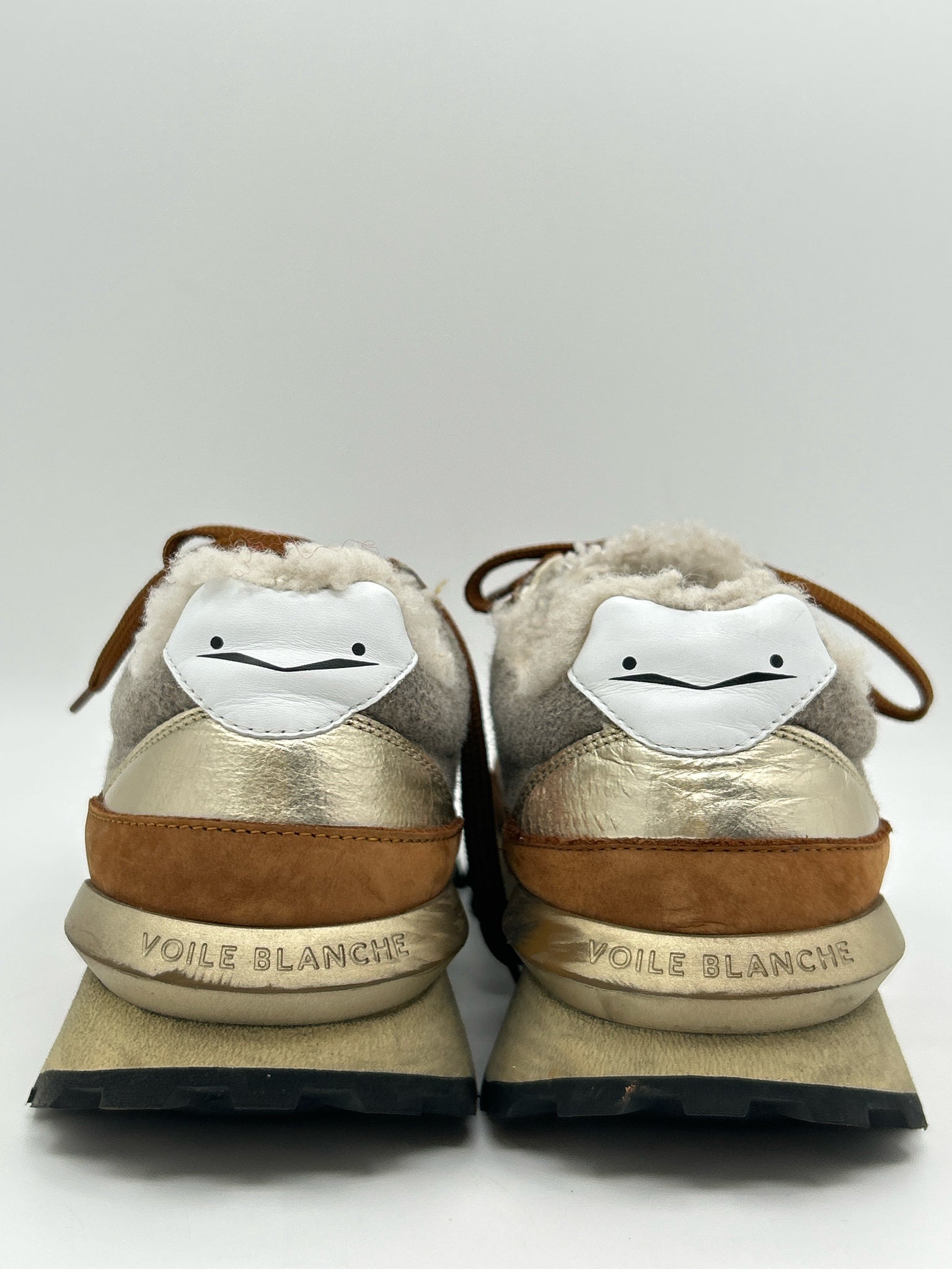 VIOLE BLANCHE Size 39/9 Brown Women Sneakers