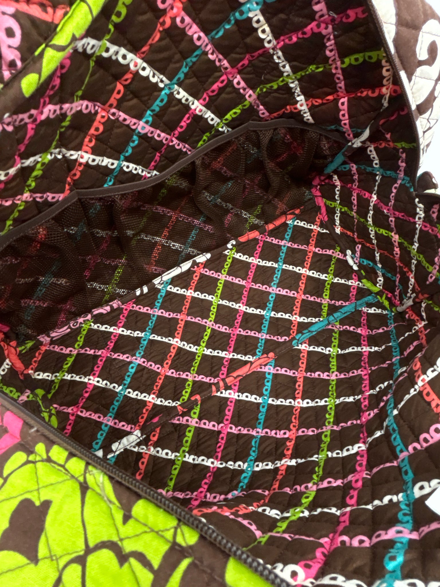 VERA BRADLEY Brown Print Luggage